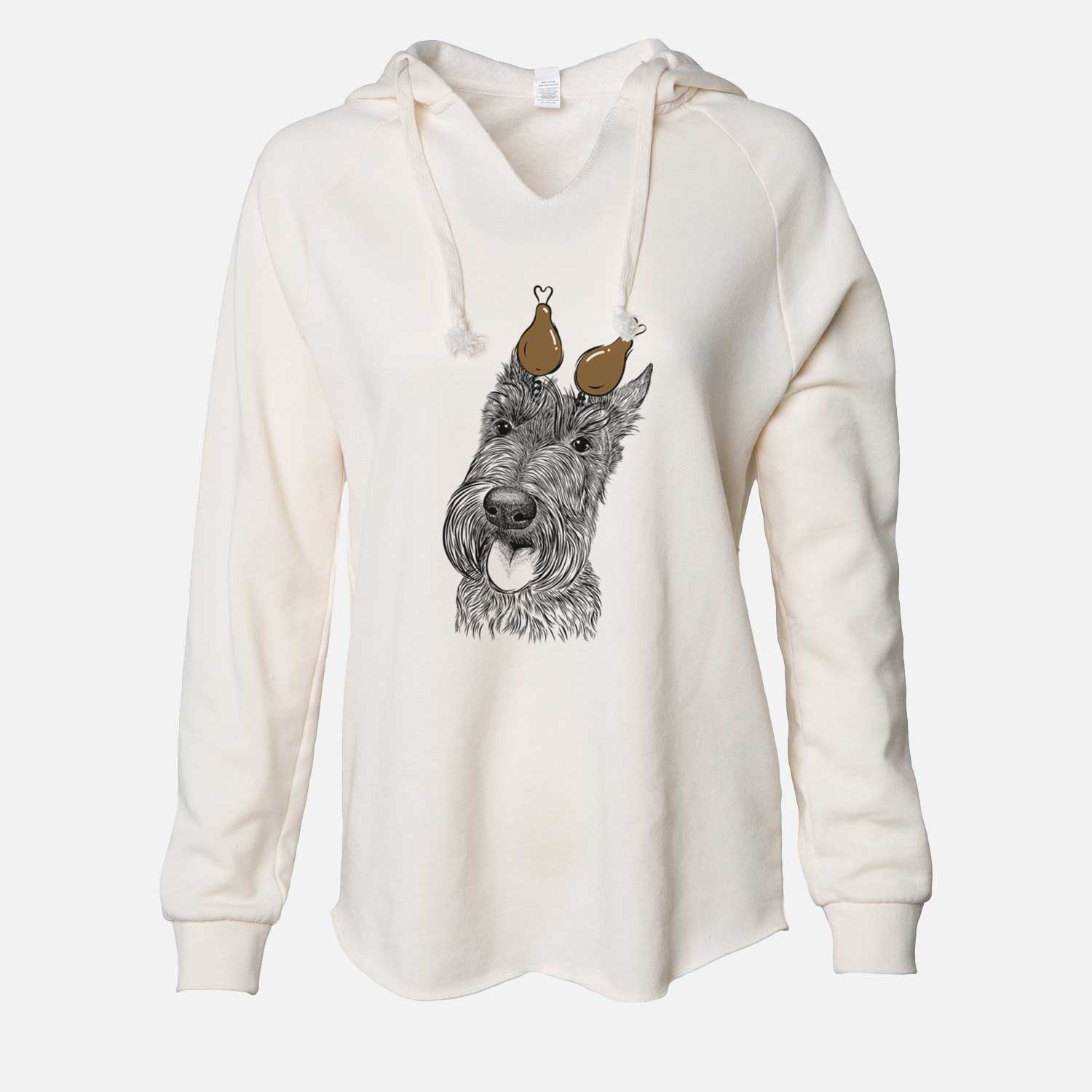 Thanksgiving Magnus the Scottish Terrier - Cali Wave Hooded Sweatshirt