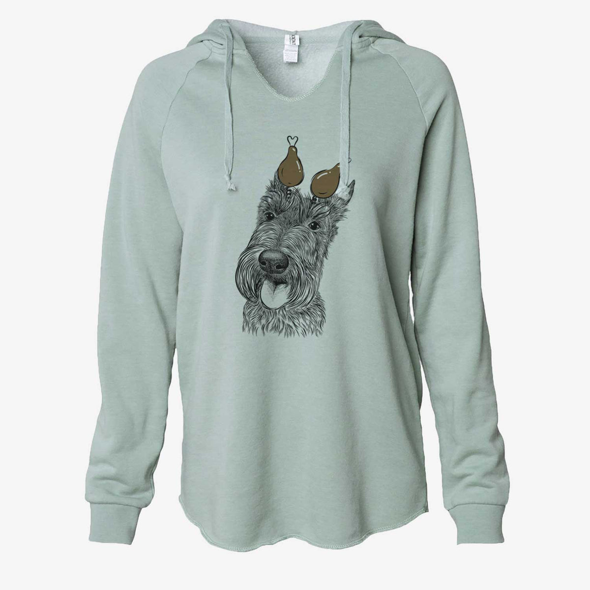 Thanksgiving Magnus the Scottish Terrier - Cali Wave Hooded Sweatshirt