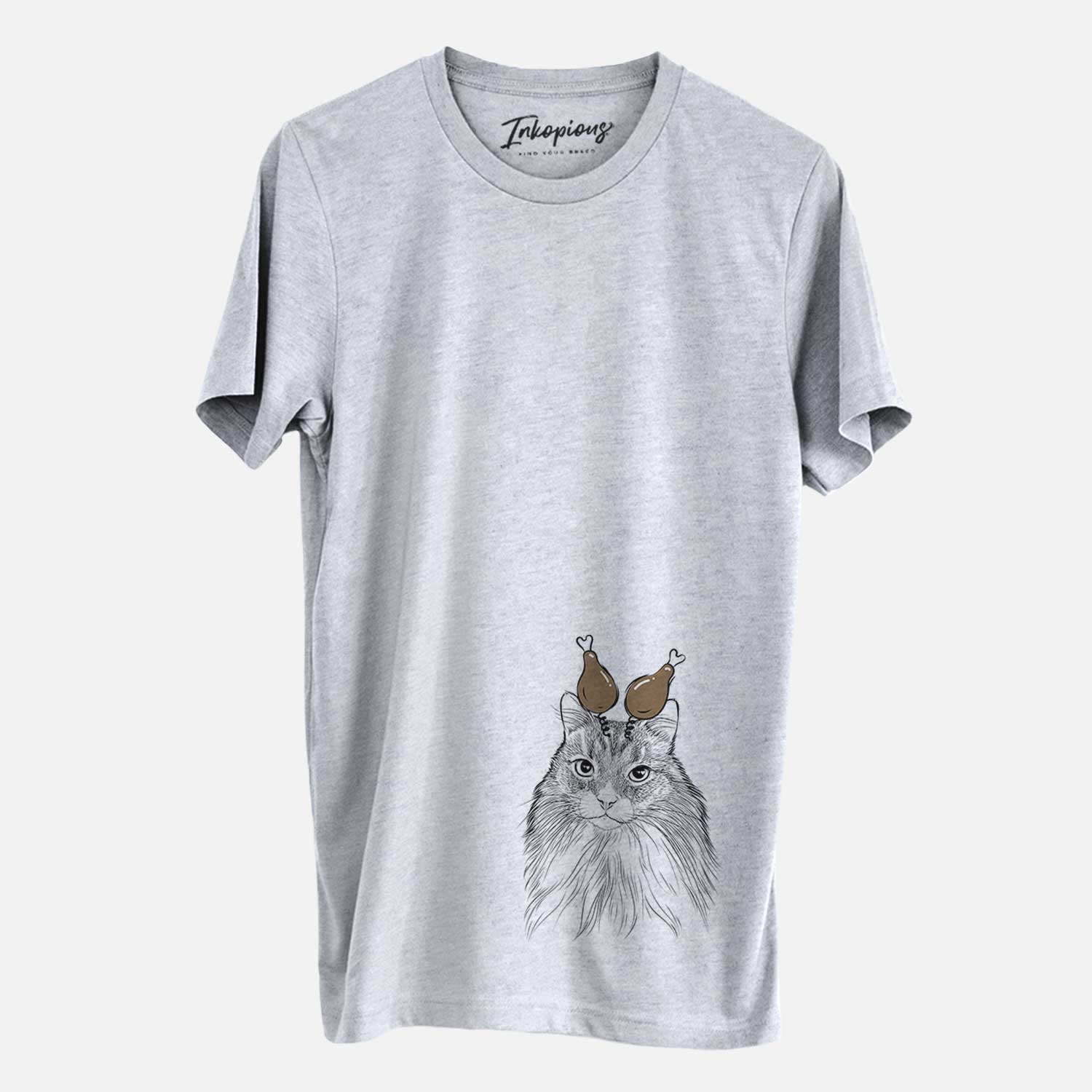 Thanksgiving Maks the Siberian Cat - Unisex Crewneck