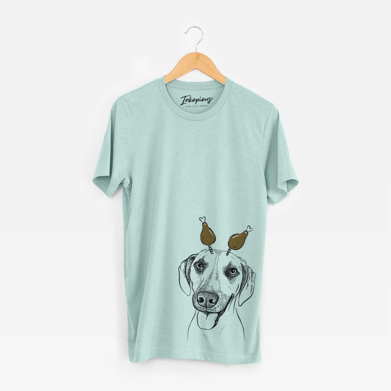 Thanksgiving Malia the American Foxhound Mix - Unisex Crewneck
