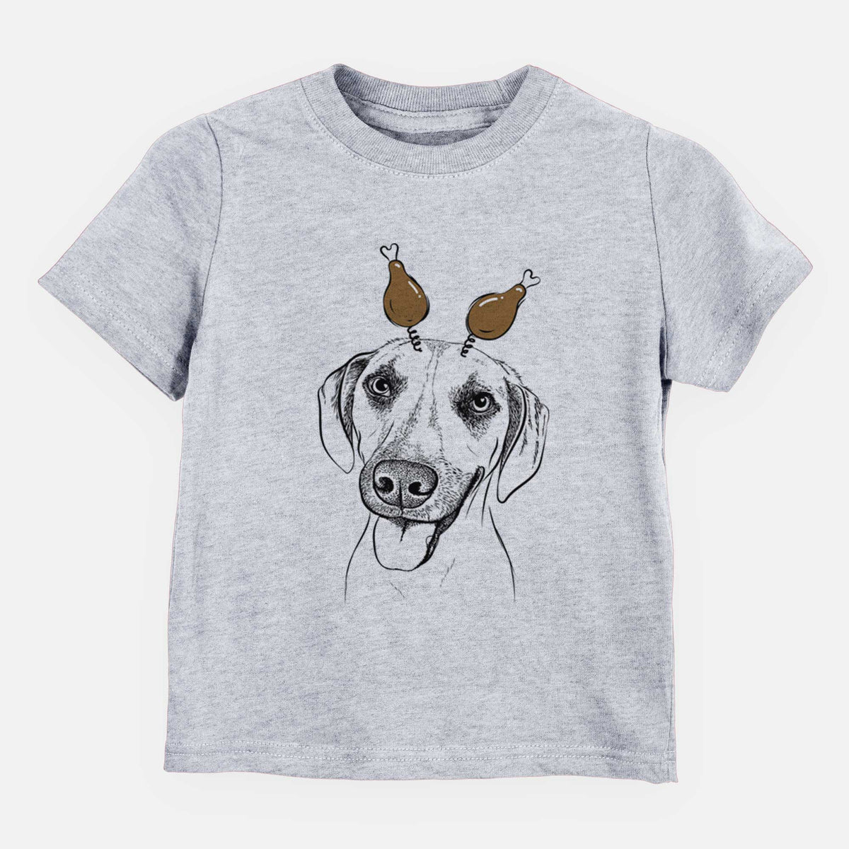 Thanksgiving Malia the American Foxhound Mix - Kids/Youth/Toddler Shirt