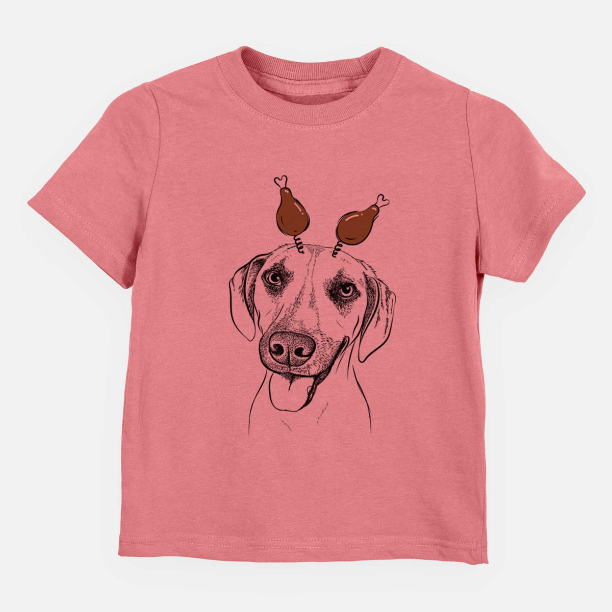 Thanksgiving Malia the American Foxhound Mix - Kids/Youth/Toddler Shirt