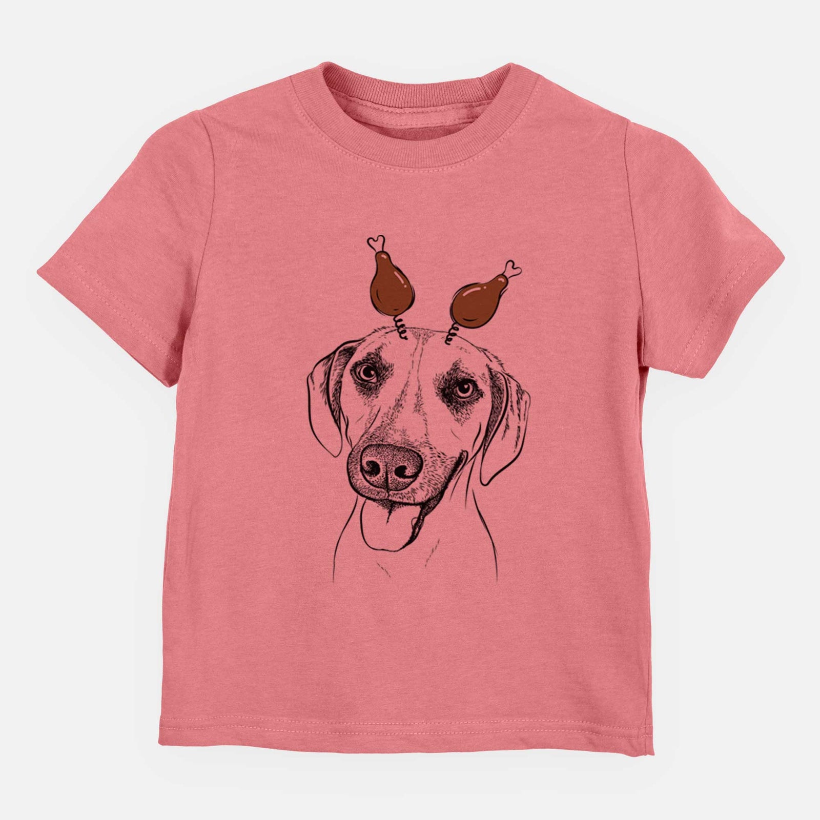 Thanksgiving Malia the American Foxhound Mix - Kids/Youth/Toddler Shirt