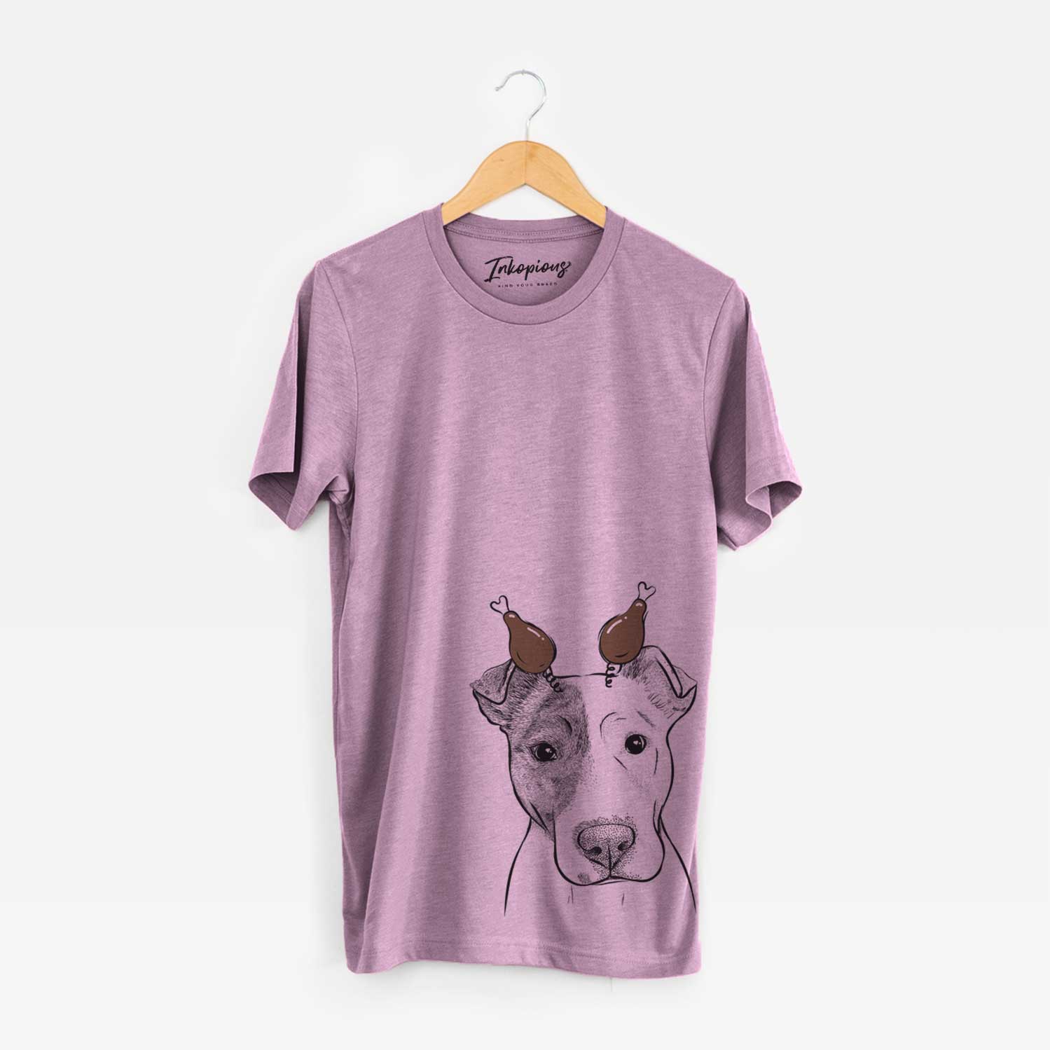 Thanksgiving Manchi the Pitbull Mix - Unisex Crewneck