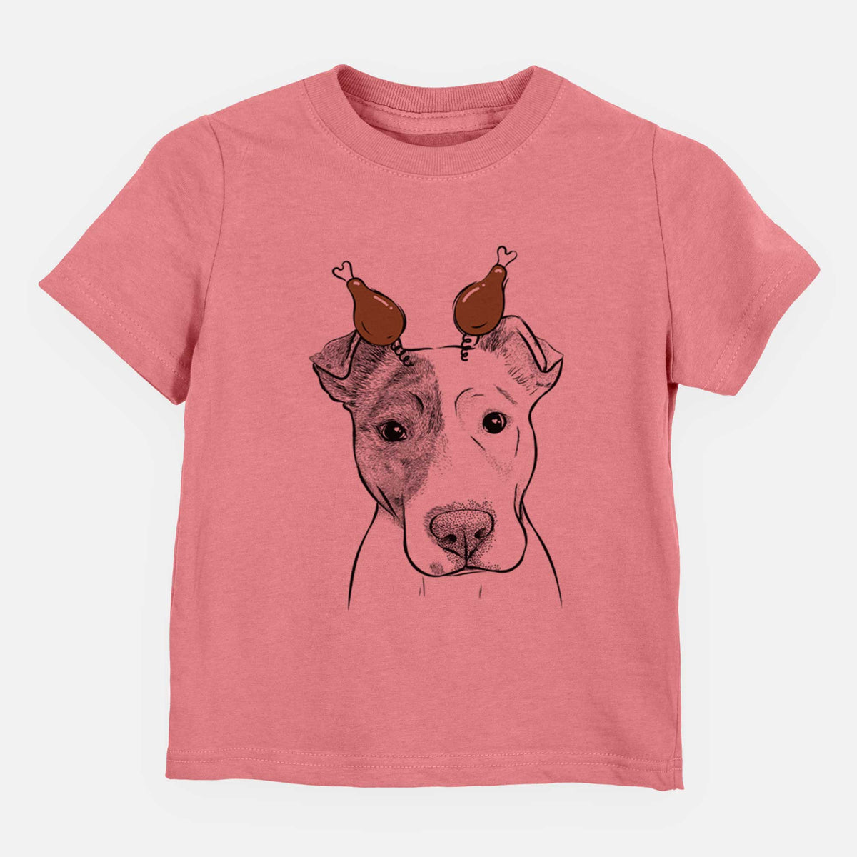 Thanksgiving Manchi the Pitbull Mix - Kids/Youth/Toddler Shirt