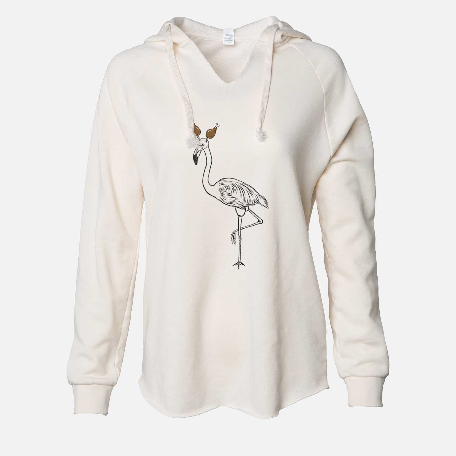 Thanksgiving Mango the Flamingo - Cali Wave Hooded Sweatshirt