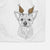 Mango the Yorker Cairn Terrier Mix Decorative Hand Towel