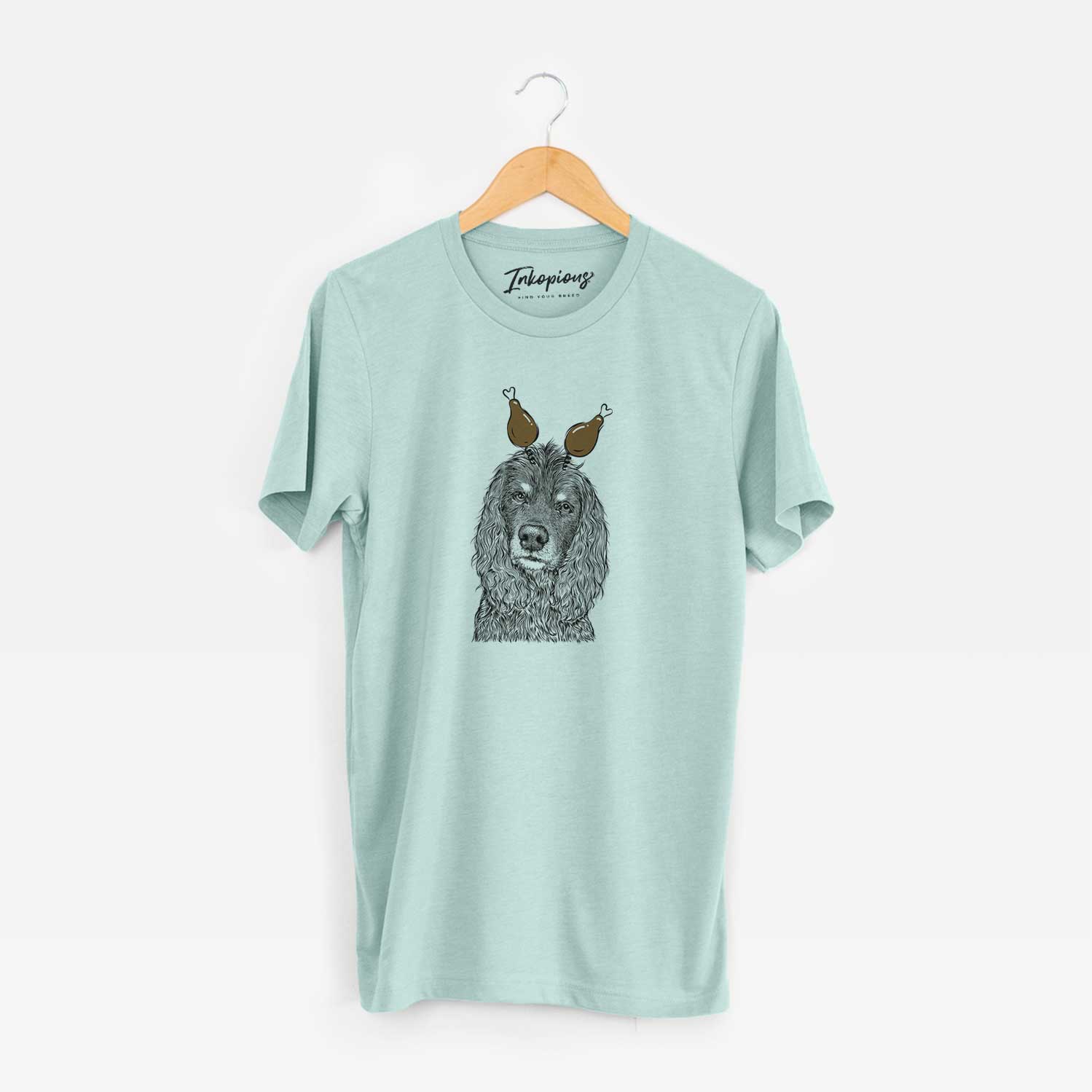 Thanksgiving Marley Boy the American Cocker Spaniel - Unisex Crewneck