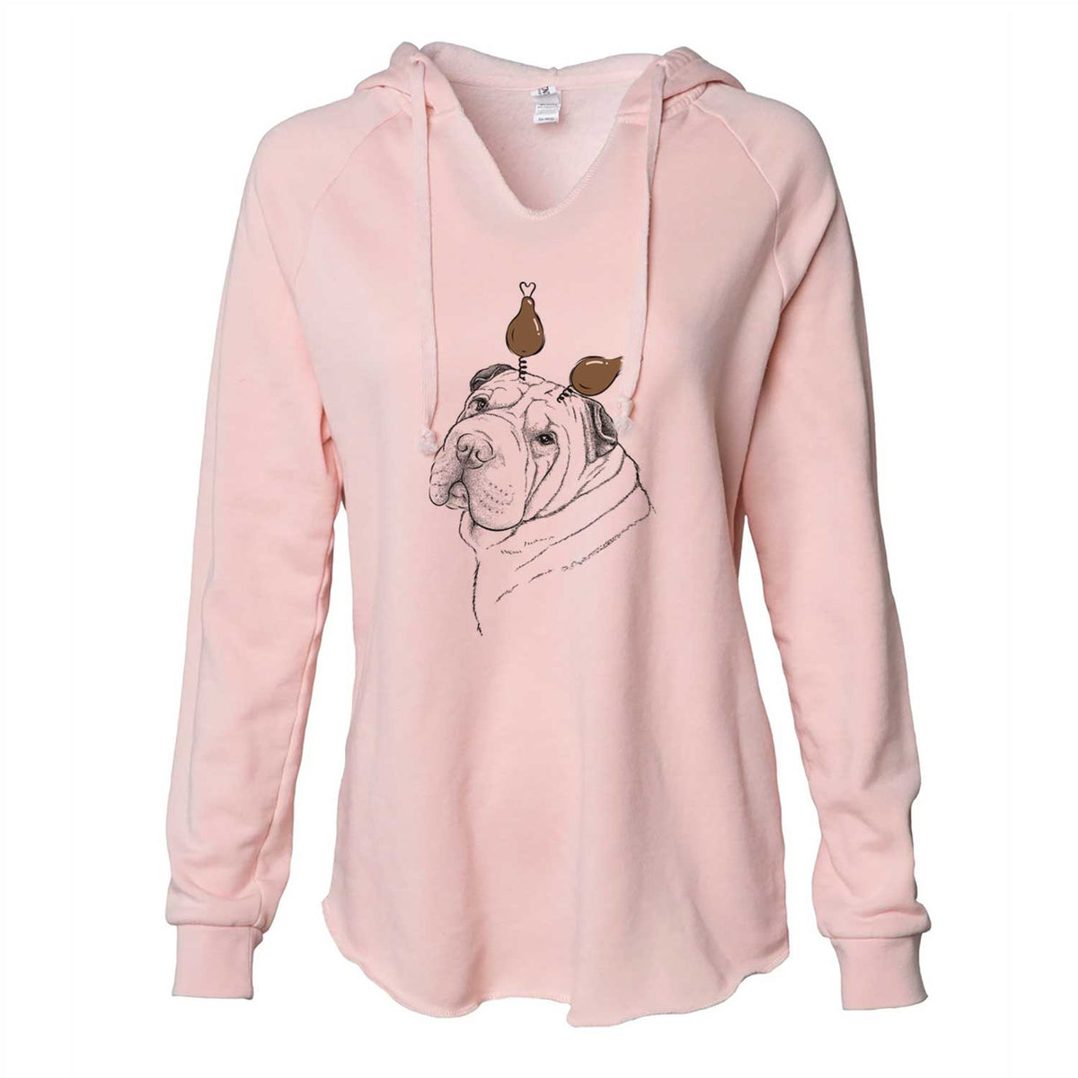 Thanksgiving Maximus the Shar Pei - Cali Wave Hooded Sweatshirt