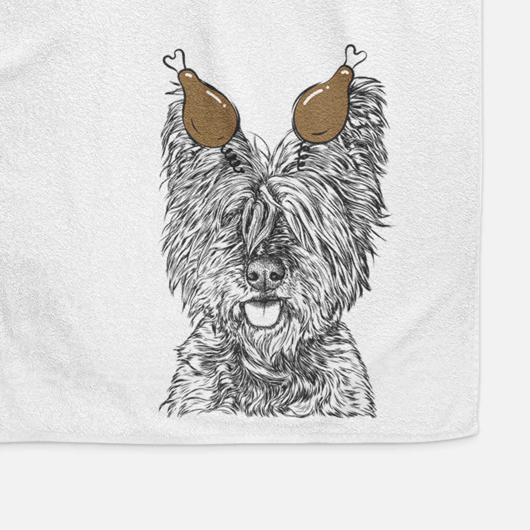 McDuff the Cairn Terrier Decorative Hand Towel