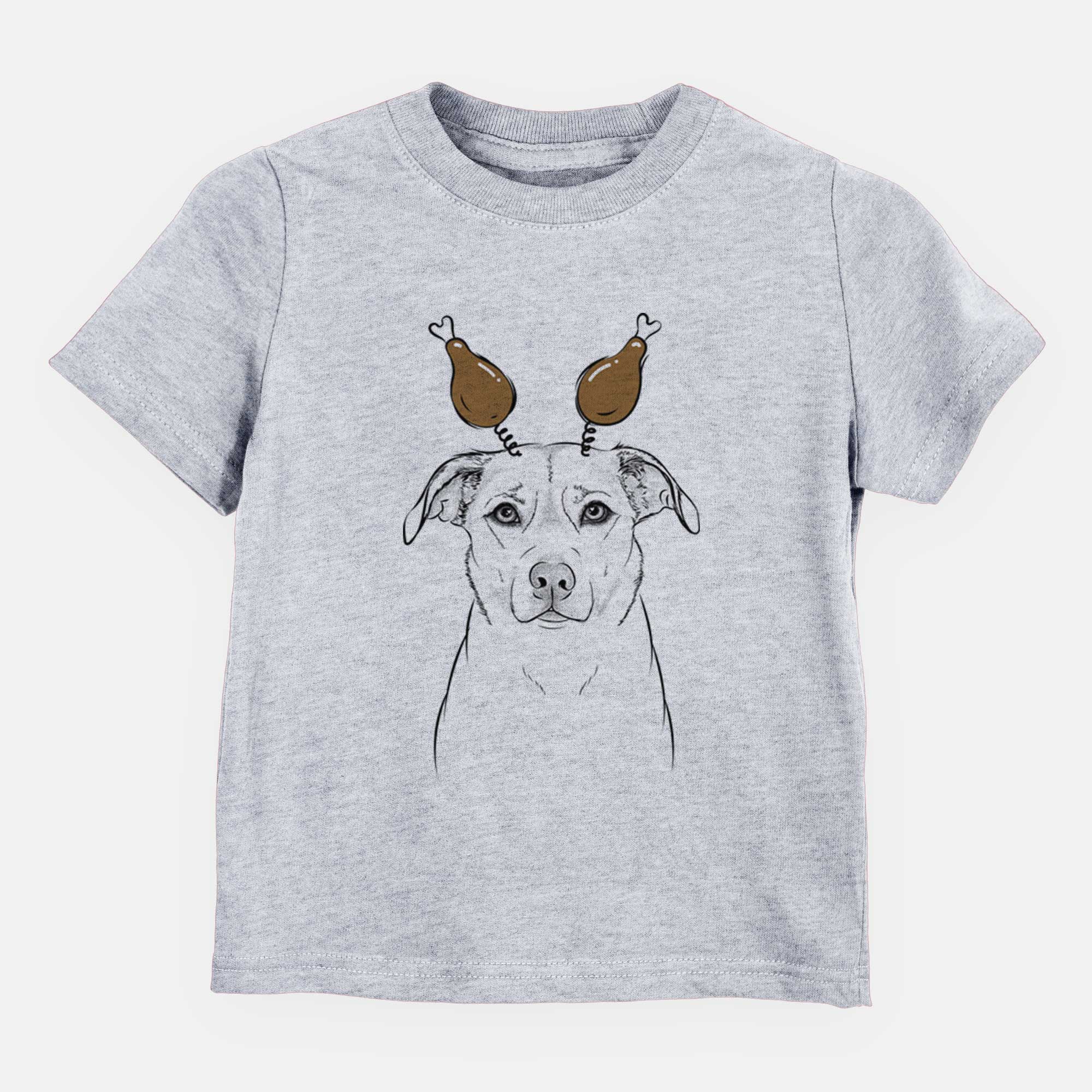 Thanksgiving Mica the Labrador Pittbull Mix - Kids/Youth/Toddler Shirt