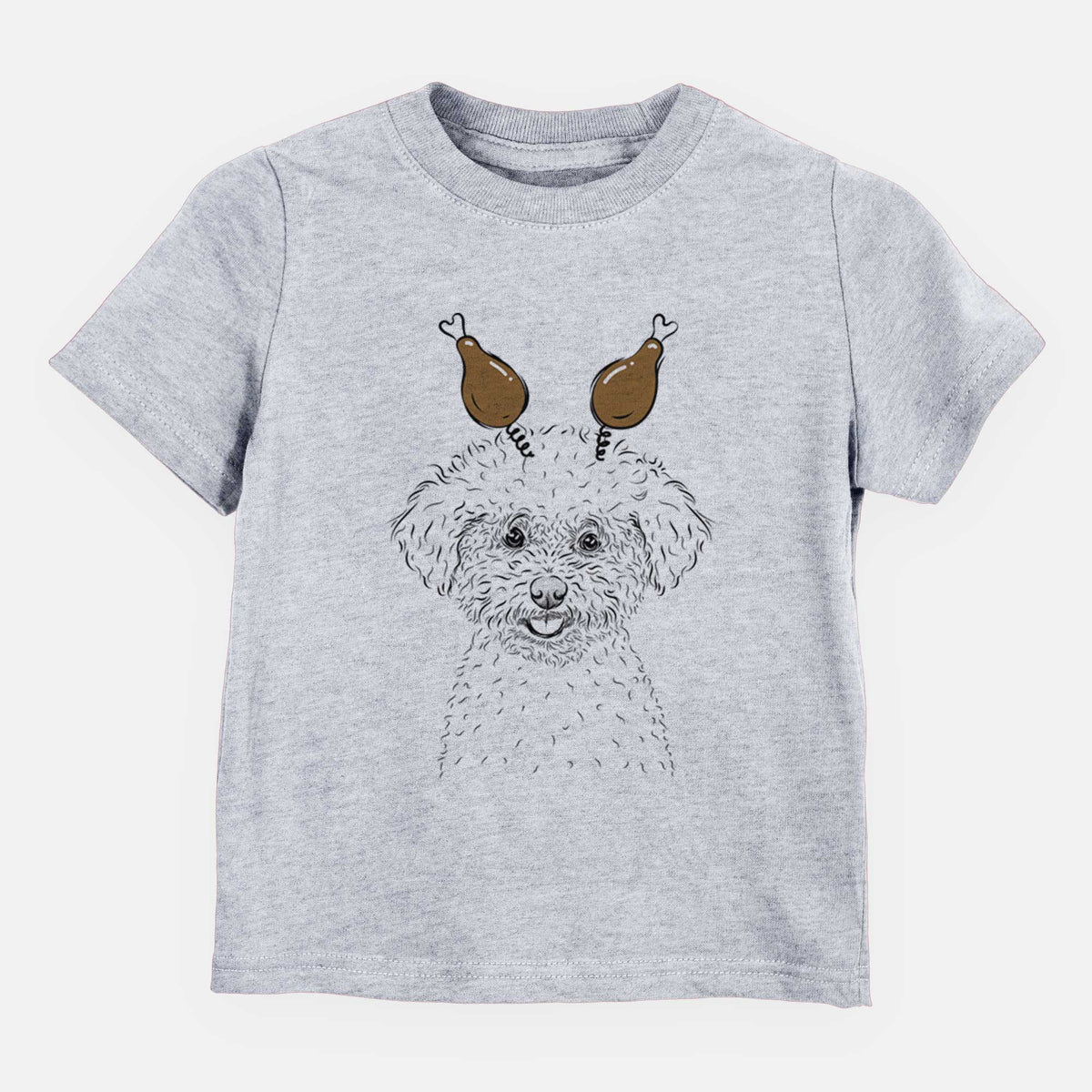 Thanksgiving Mickey the Bichon Frise - Kids/Youth/Toddler Shirt