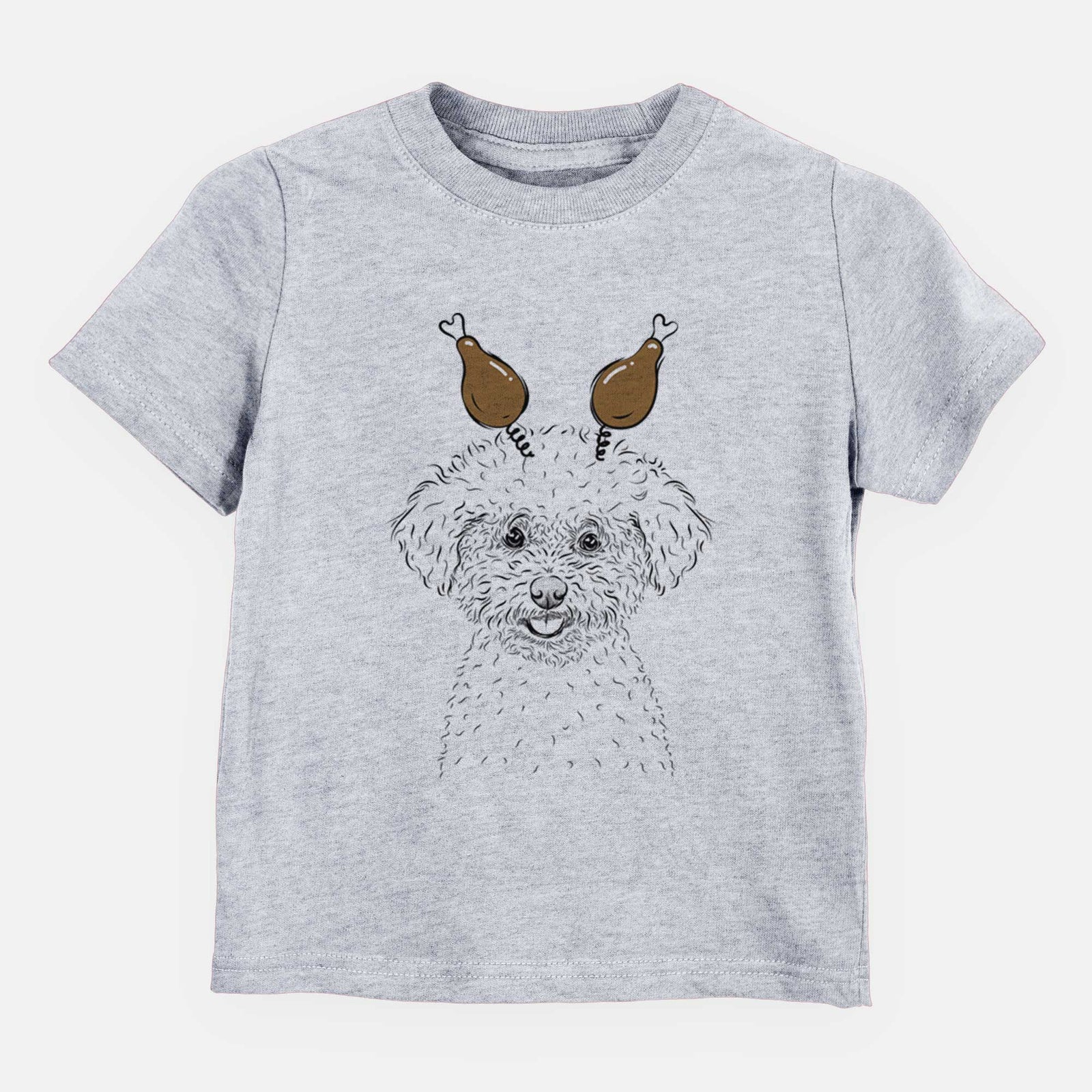 Thanksgiving Mickey the Bichon Frise - Kids/Youth/Toddler Shirt