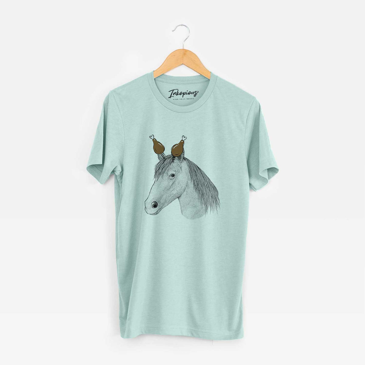 Thanksgiving Midnight the Missouri Foxtrotter Horse - Unisex Crewneck