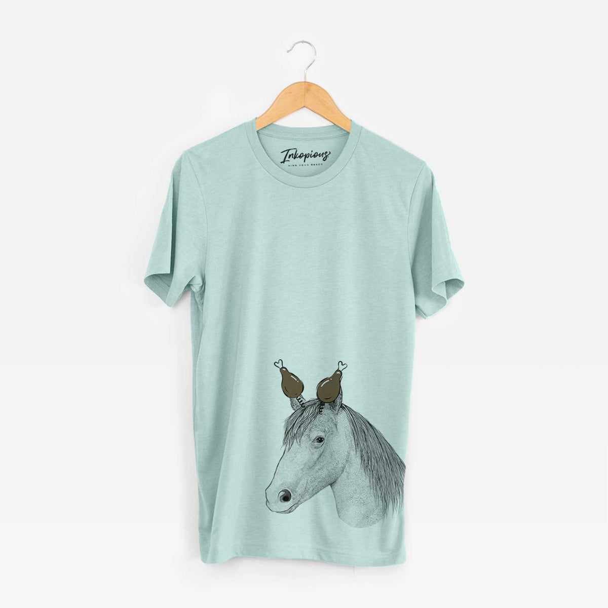 Thanksgiving Midnight the Missouri Foxtrotter Horse - Unisex Crewneck