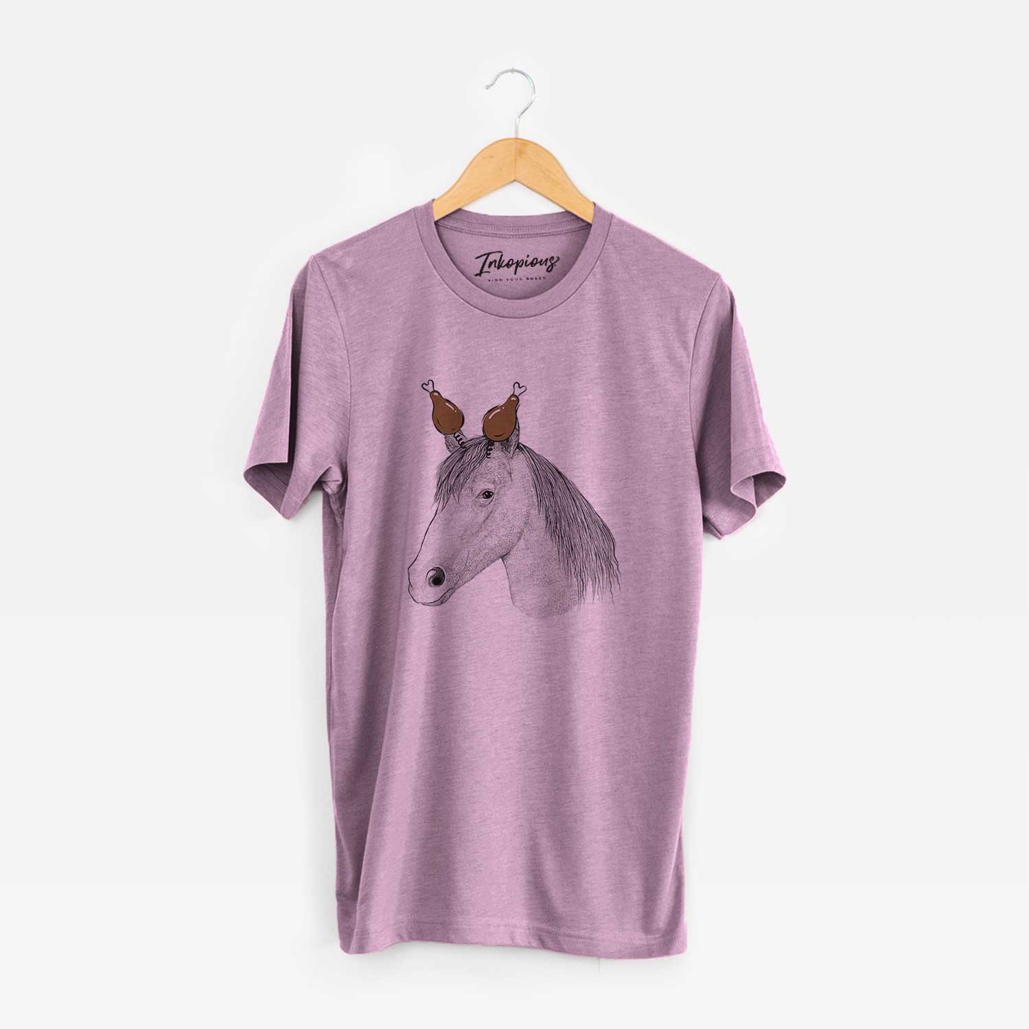 Thanksgiving Midnight the Missouri Foxtrotter Horse - Unisex Crewneck