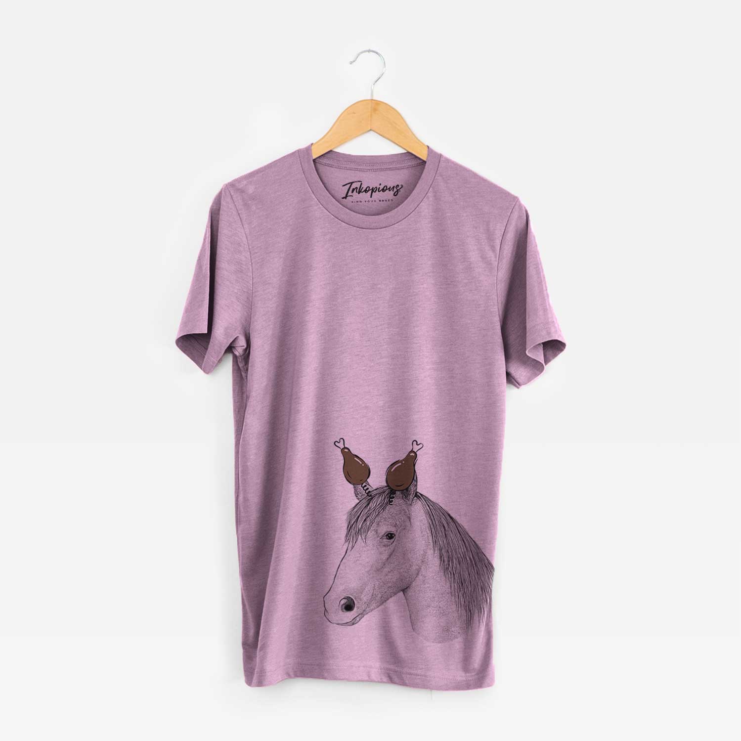 Thanksgiving Midnight the Missouri Foxtrotter Horse - Unisex Crewneck