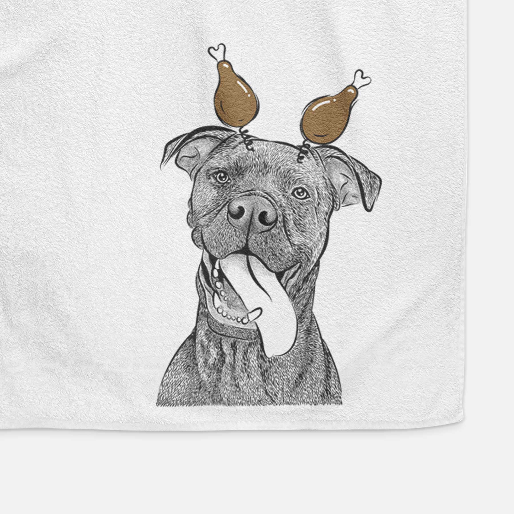 Mikey the Boxador Decorative Hand Towel