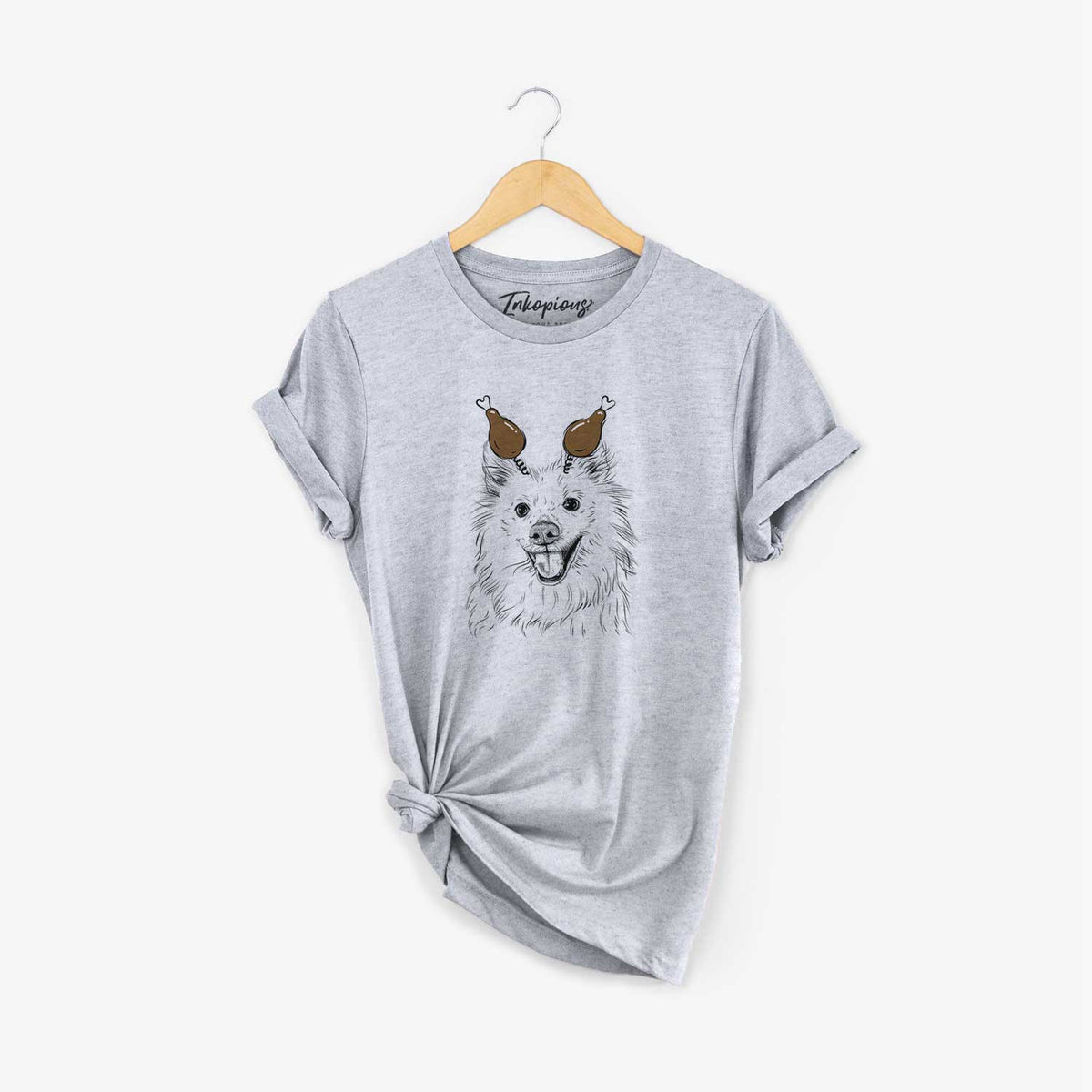 Thanksgiving Miki the American Eskimo - Unisex Crewneck