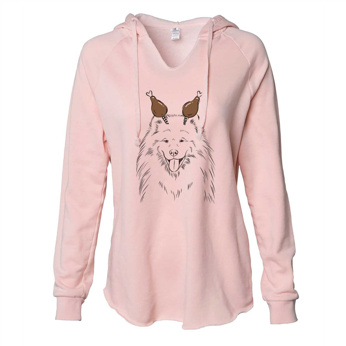 Thanksgiving Mikko the Samoyed - Cali Wave Hooded Sweatshirt