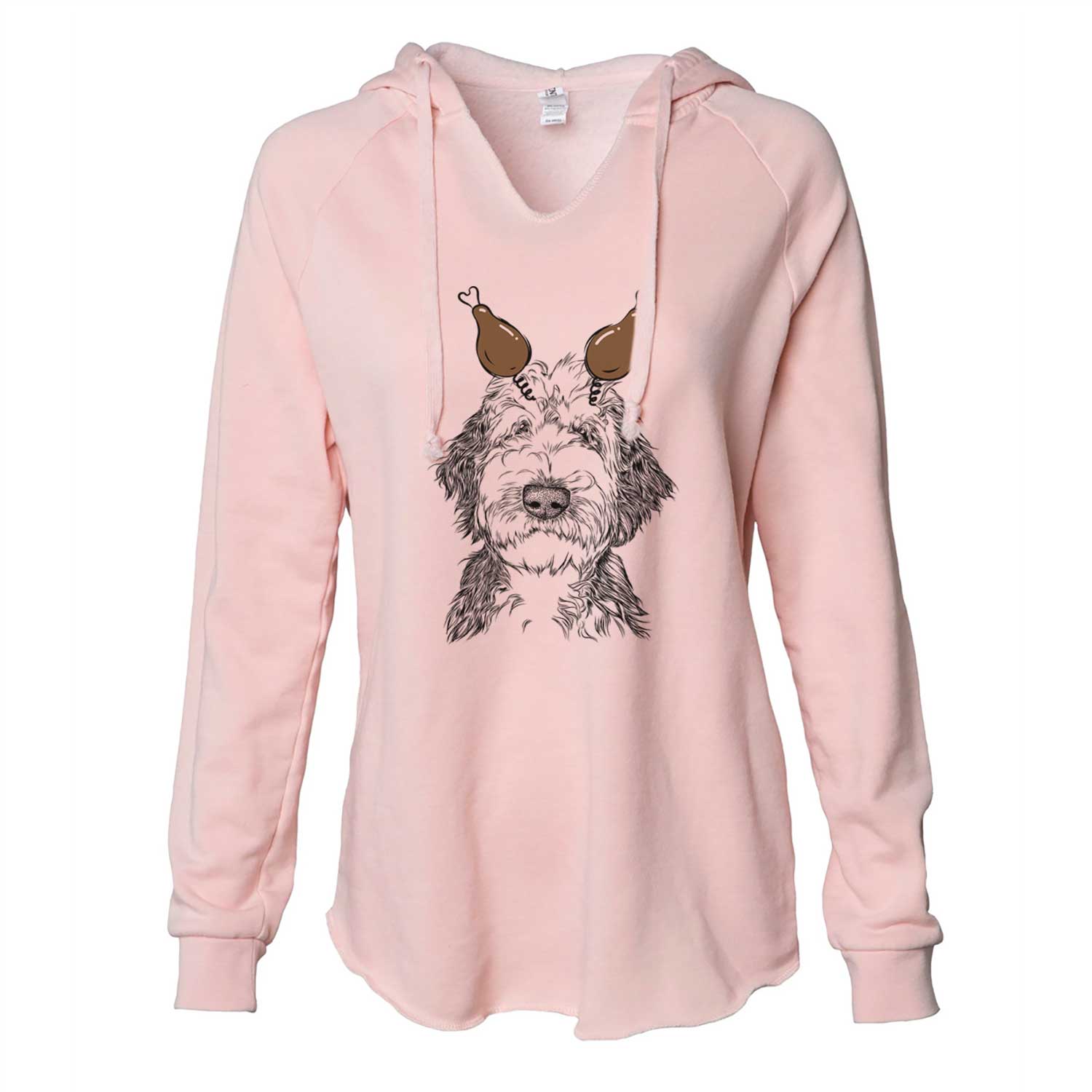 Thanksgiving Milo Fluff the Sheepadoodle - Cali Wave Hooded Sweatshirt