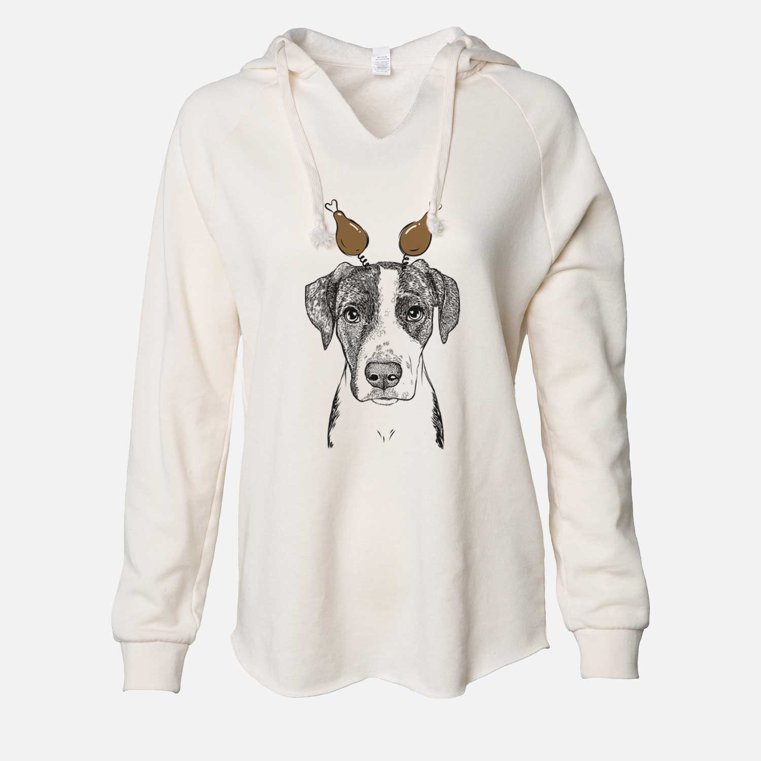 Thanksgiving Milo the Mixed Breed - Cali Wave Hooded Sweatshirt