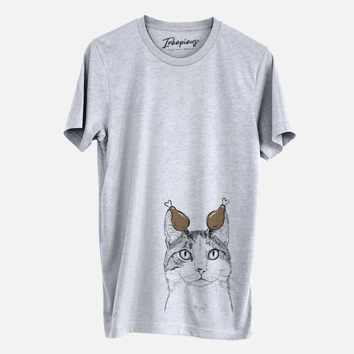 Thanksgiving Mini Griffin the Domestic Shorthair Cat - Unisex Crewneck