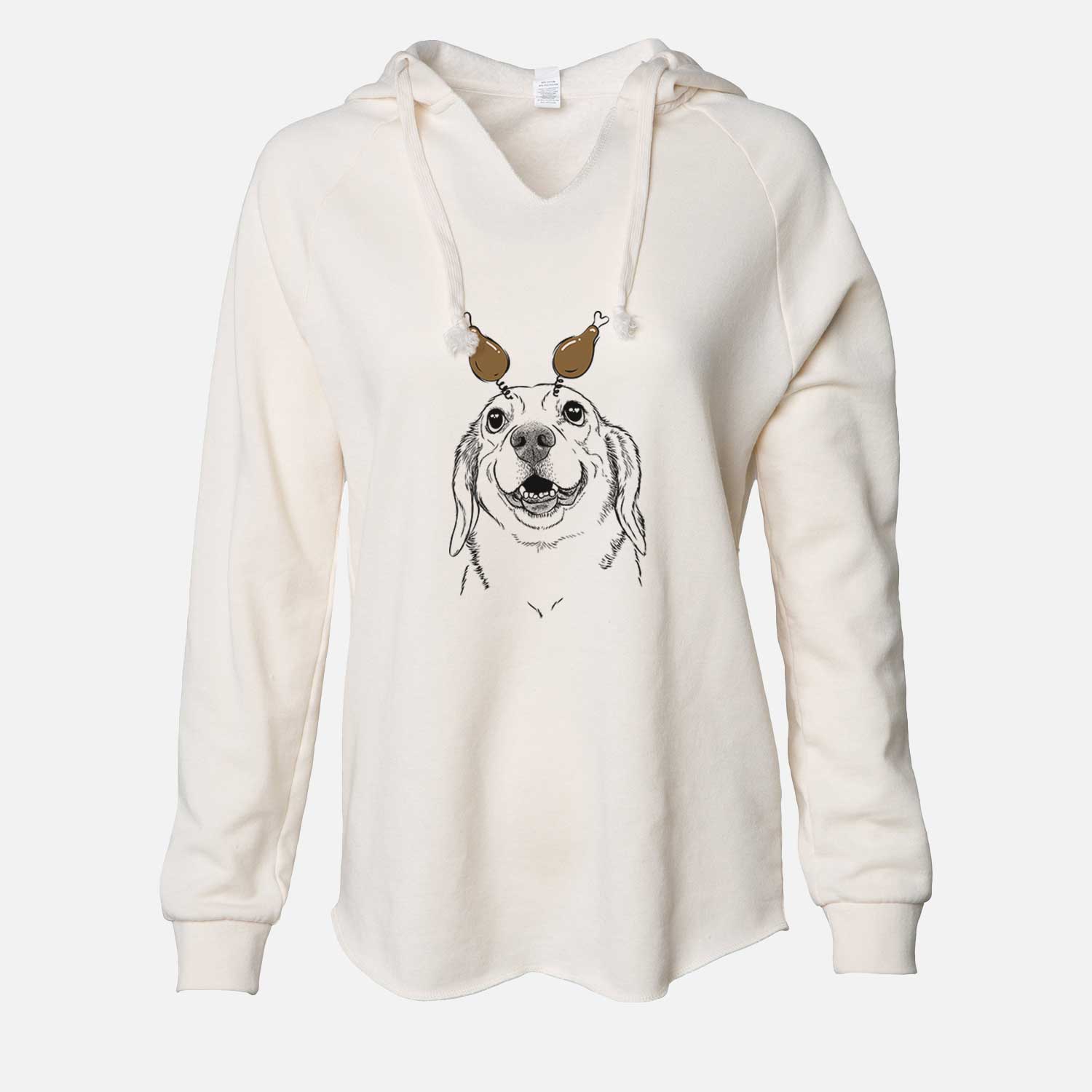 Thanksgiving Minnie the Corgle - Cali Wave Hooded Sweatshirt