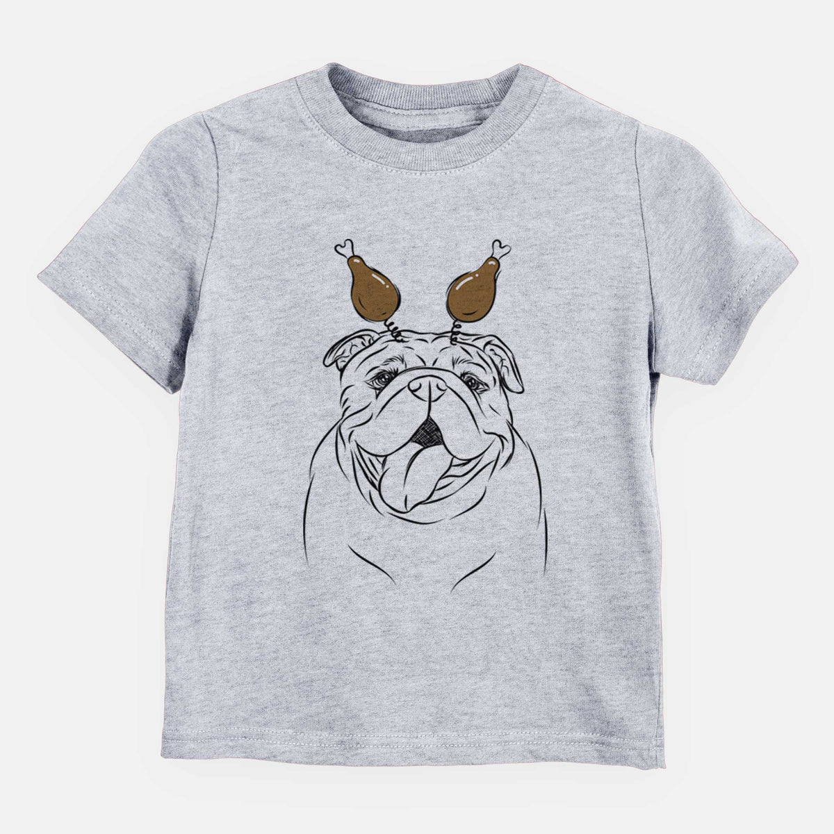 Thanksgiving Missy Moo the English Bulldog - Kids/Youth/Toddler Shirt