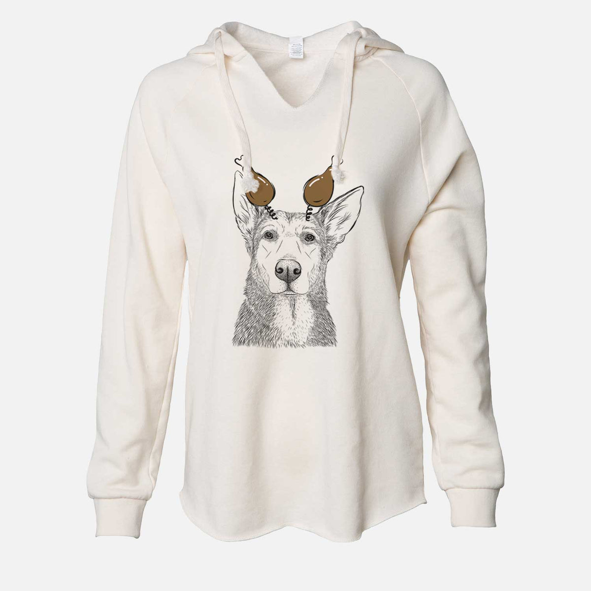 Thanksgiving Misty the German Shepherd Mix - Cali Wave Hooded Sweatshirt