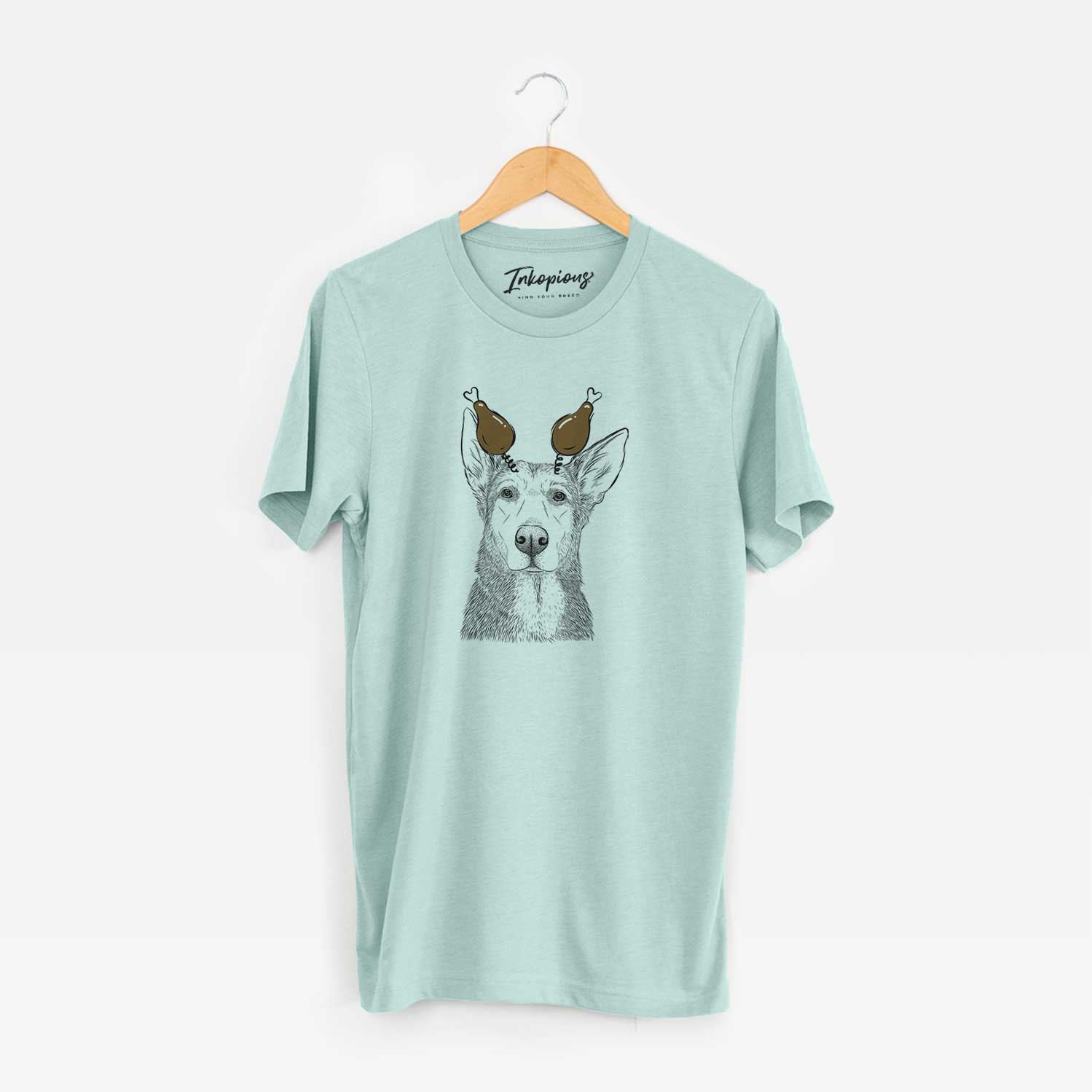 Thanksgiving Misty the German Shepherd Mix - Unisex Crewneck