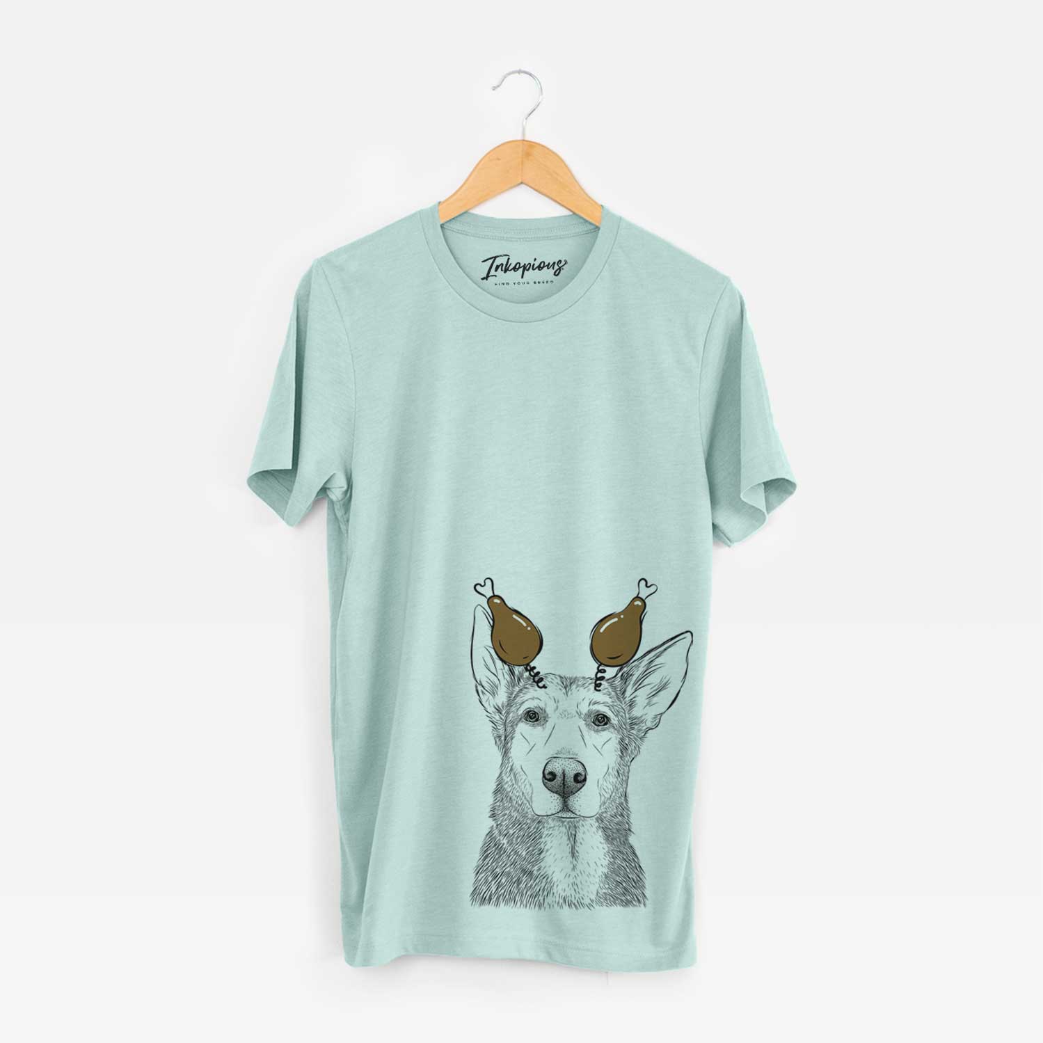 Thanksgiving Misty the German Shepherd Mix - Unisex Crewneck