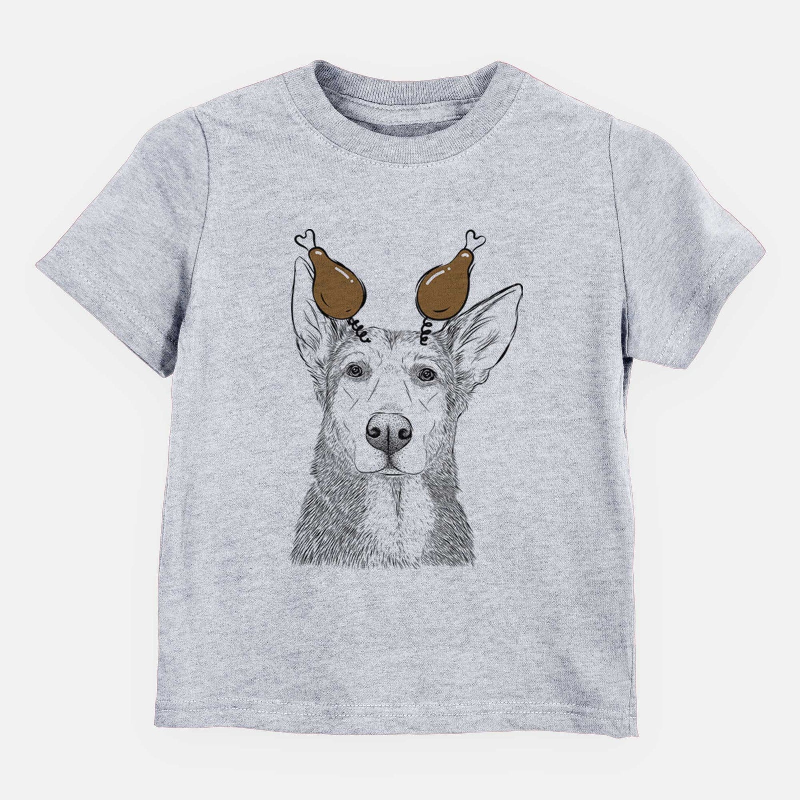 Thanksgiving Misty the German Shepherd Mix - Kids/Youth/Toddler Shirt
