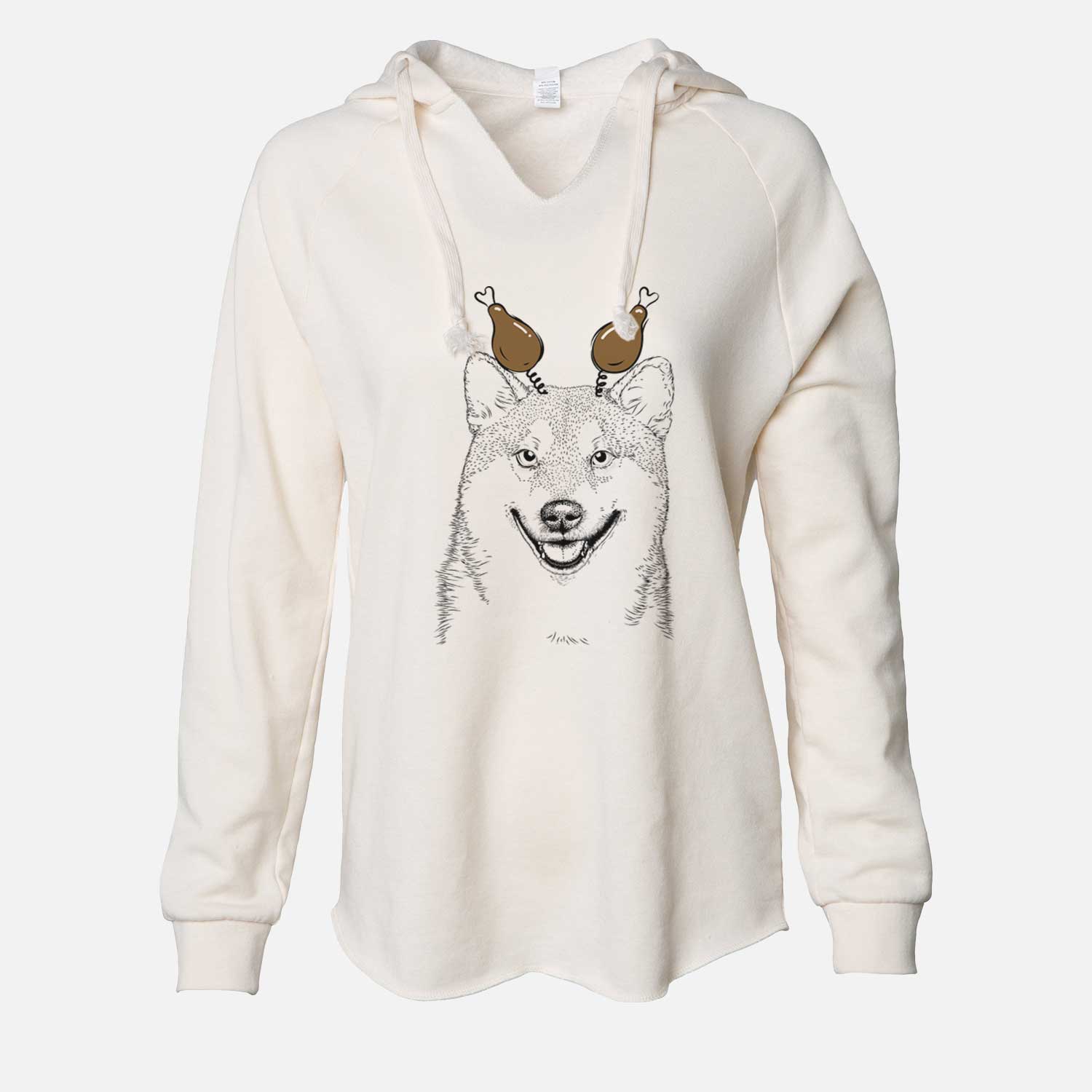 Thanksgiving Mitsu the Shiba Inu - Cali Wave Hooded Sweatshirt