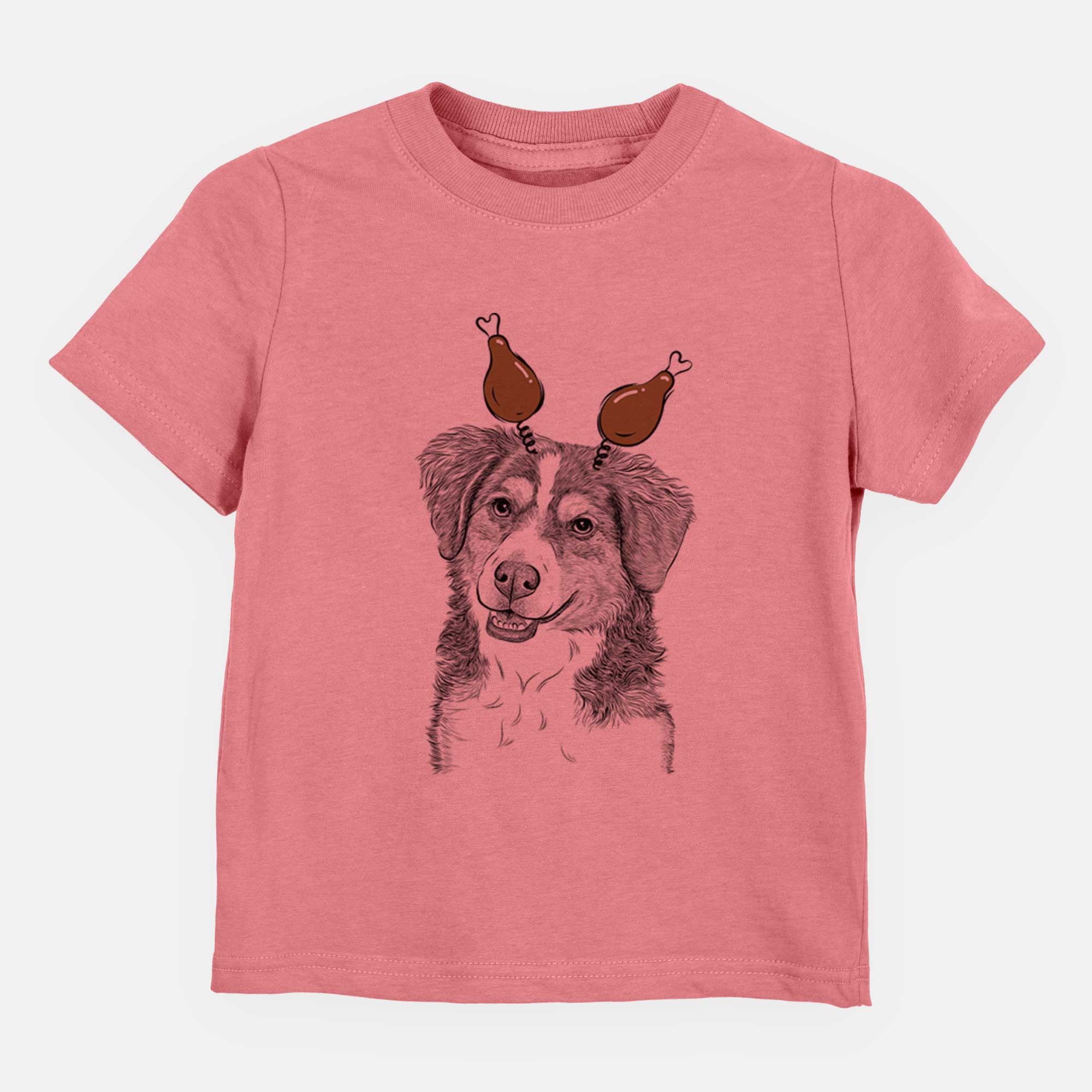 Thanksgiving Molly the Miniature Bernedoodle - Kids/Youth/Toddler Shirt