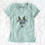 Thanksgiving Momo the Japanese Terrier - Women's V-neck Shirt