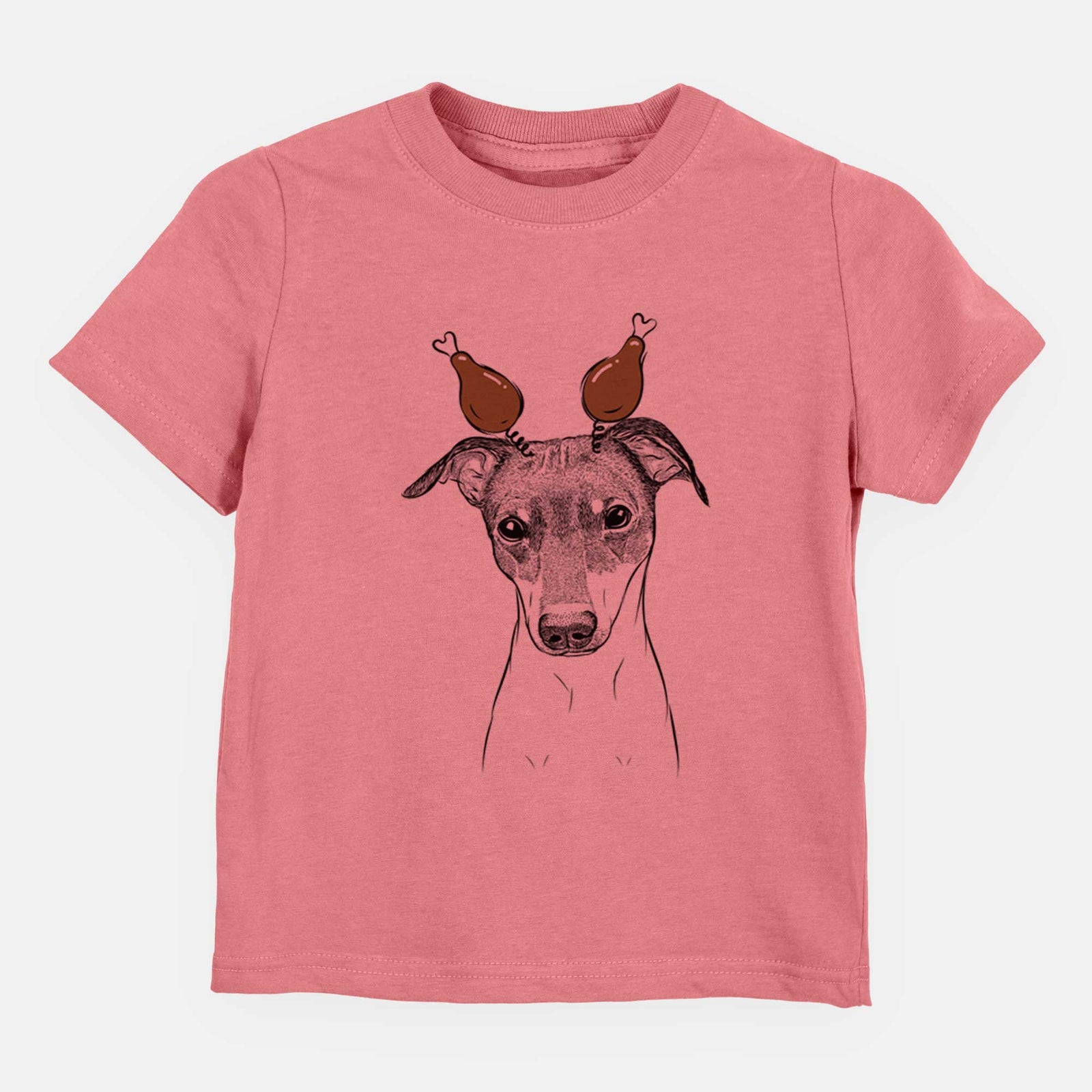Thanksgiving Momo the Japanese Terrier - Kids/Youth/Toddler Shirt