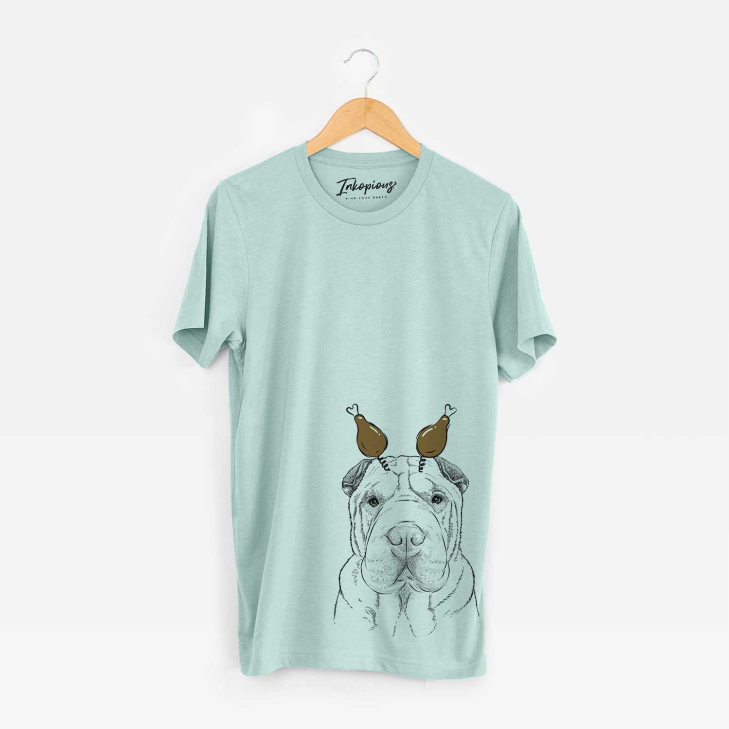 Thanksgiving Moomers the Shar Pei - Unisex Crewneck