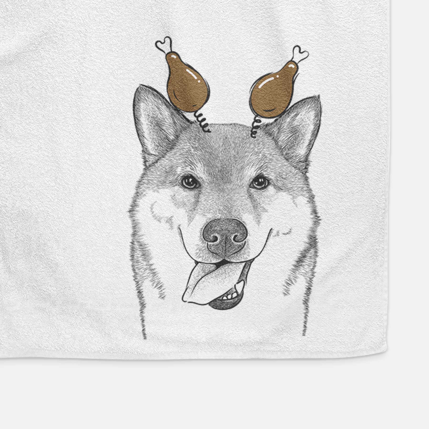 Mothra the Shiba Inu Decorative Hand Towel