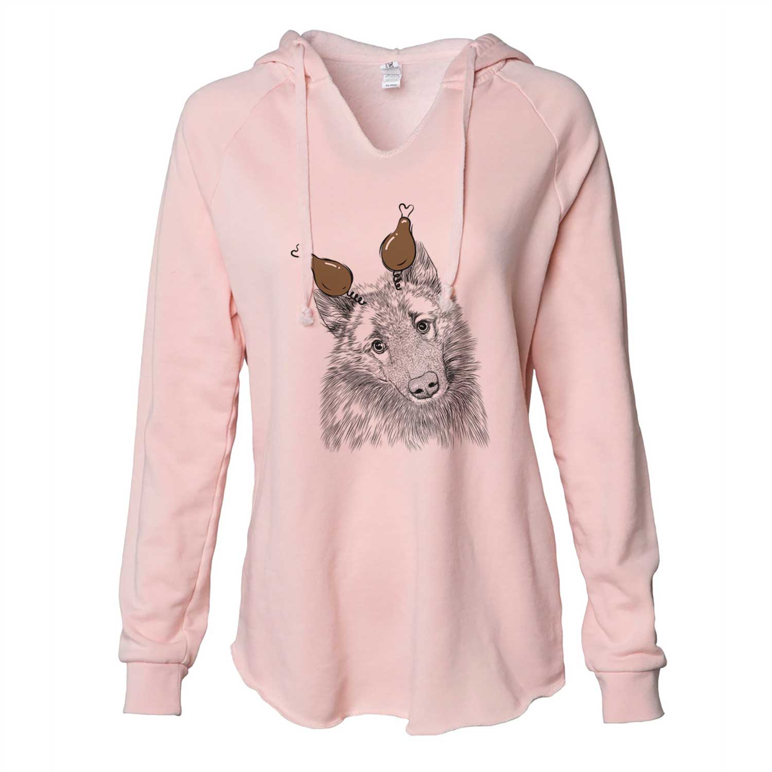 Thanksgiving Mr. Maverick the Keeshond - Cali Wave Hooded Sweatshirt