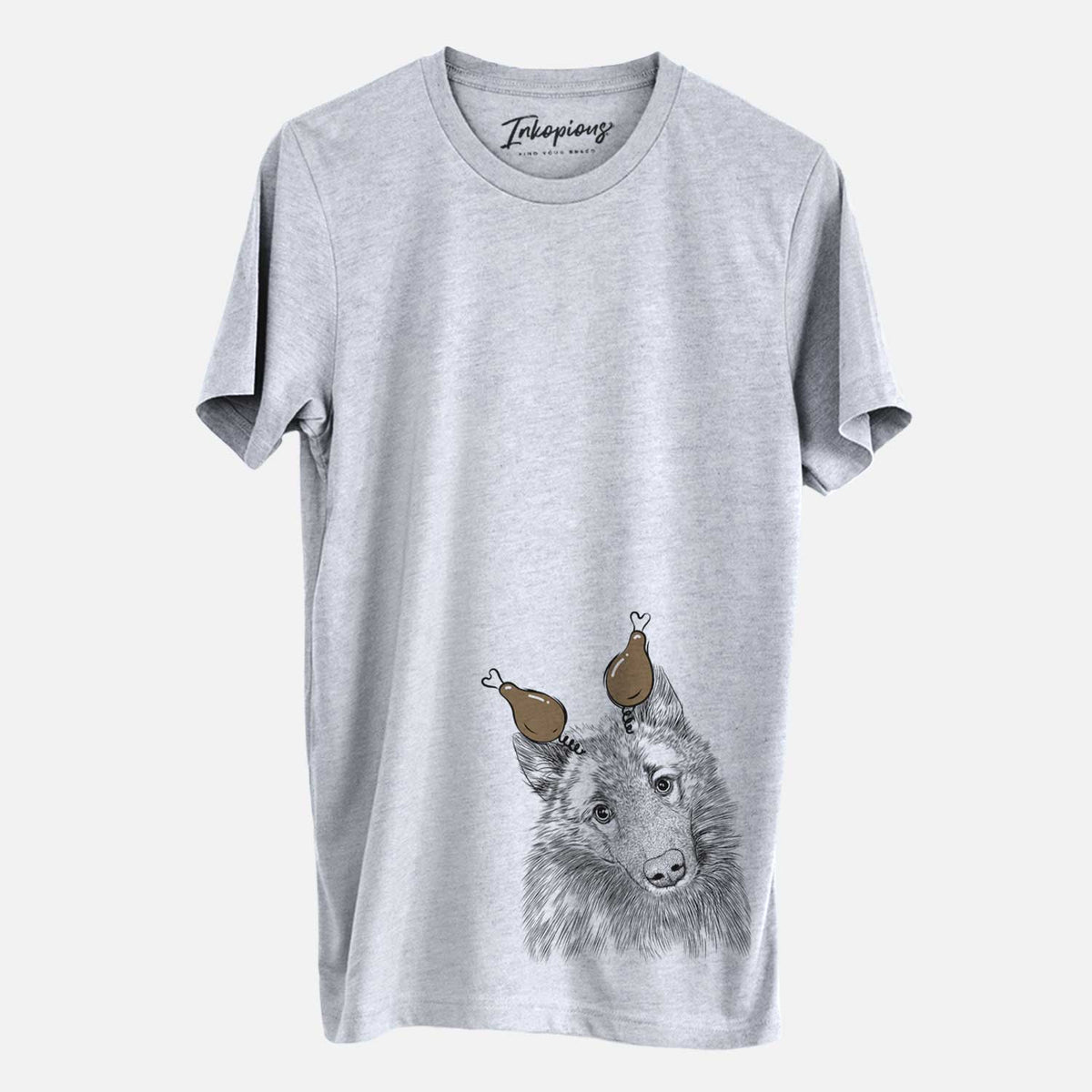 Thanksgiving Mr. Maverick the Keeshond - Unisex Crewneck