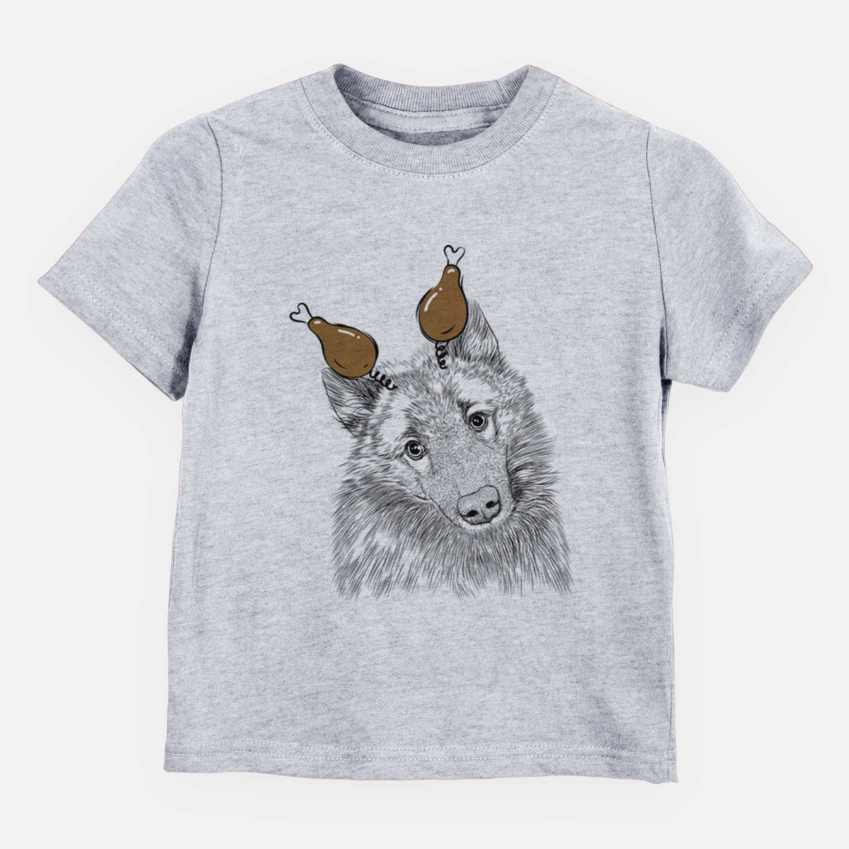 Thanksgiving Mr. Maverick the Keeshond - Kids/Youth/Toddler Shirt