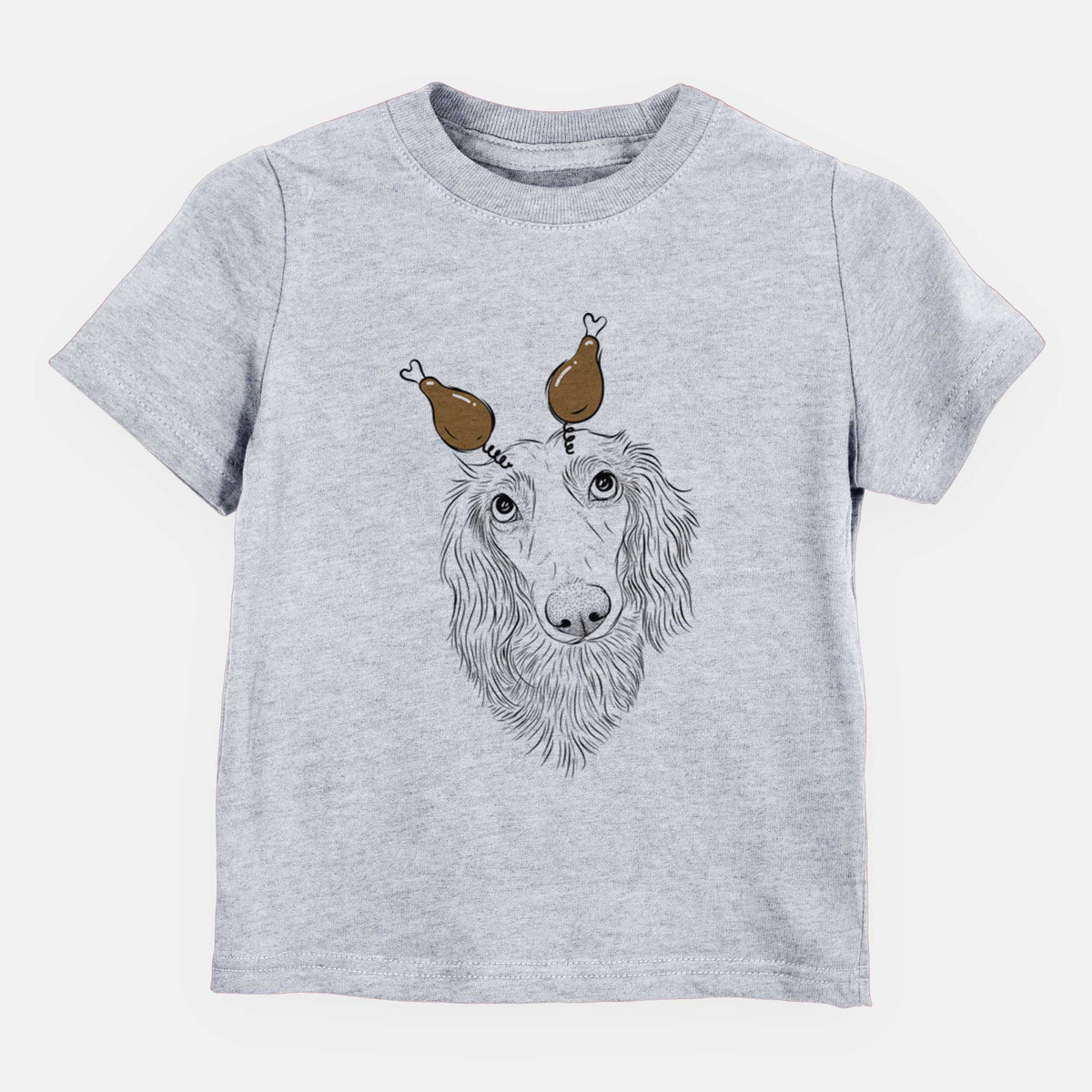 Thanksgiving Mr. Rusty the Long Haired Dachshund - Kids/Youth/Toddler Shirt