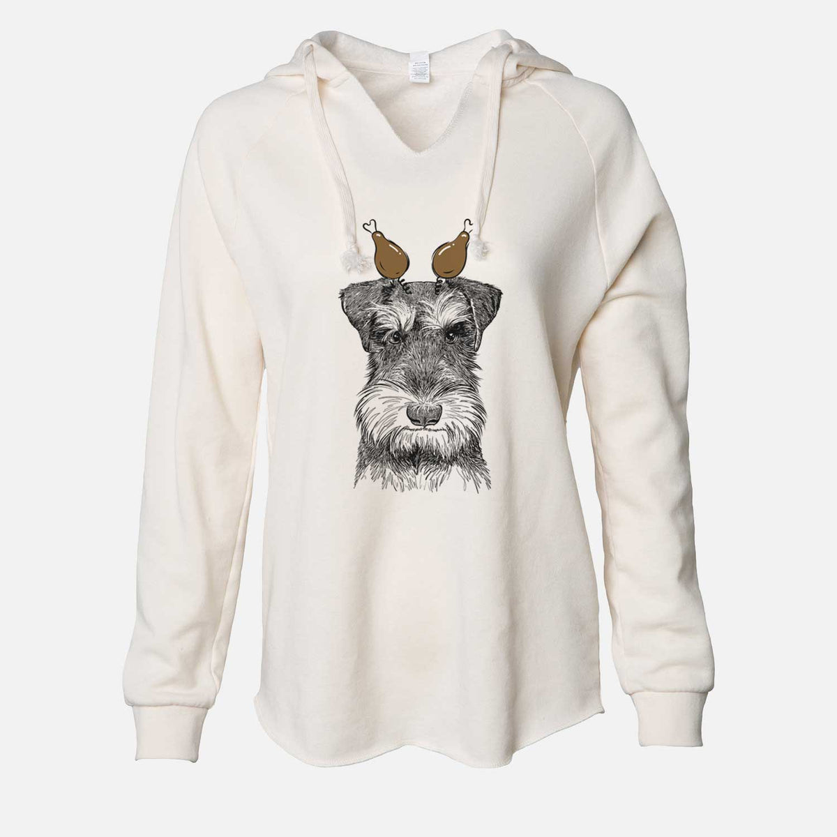 Thanksgiving Murphy the Mini Schnauzer - Cali Wave Hooded Sweatshirt