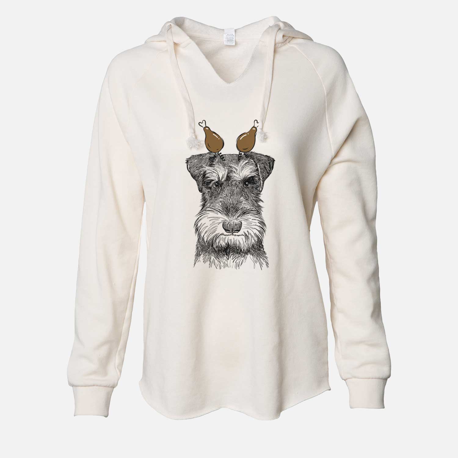 Thanksgiving Murphy the Mini Schnauzer - Cali Wave Hooded Sweatshirt