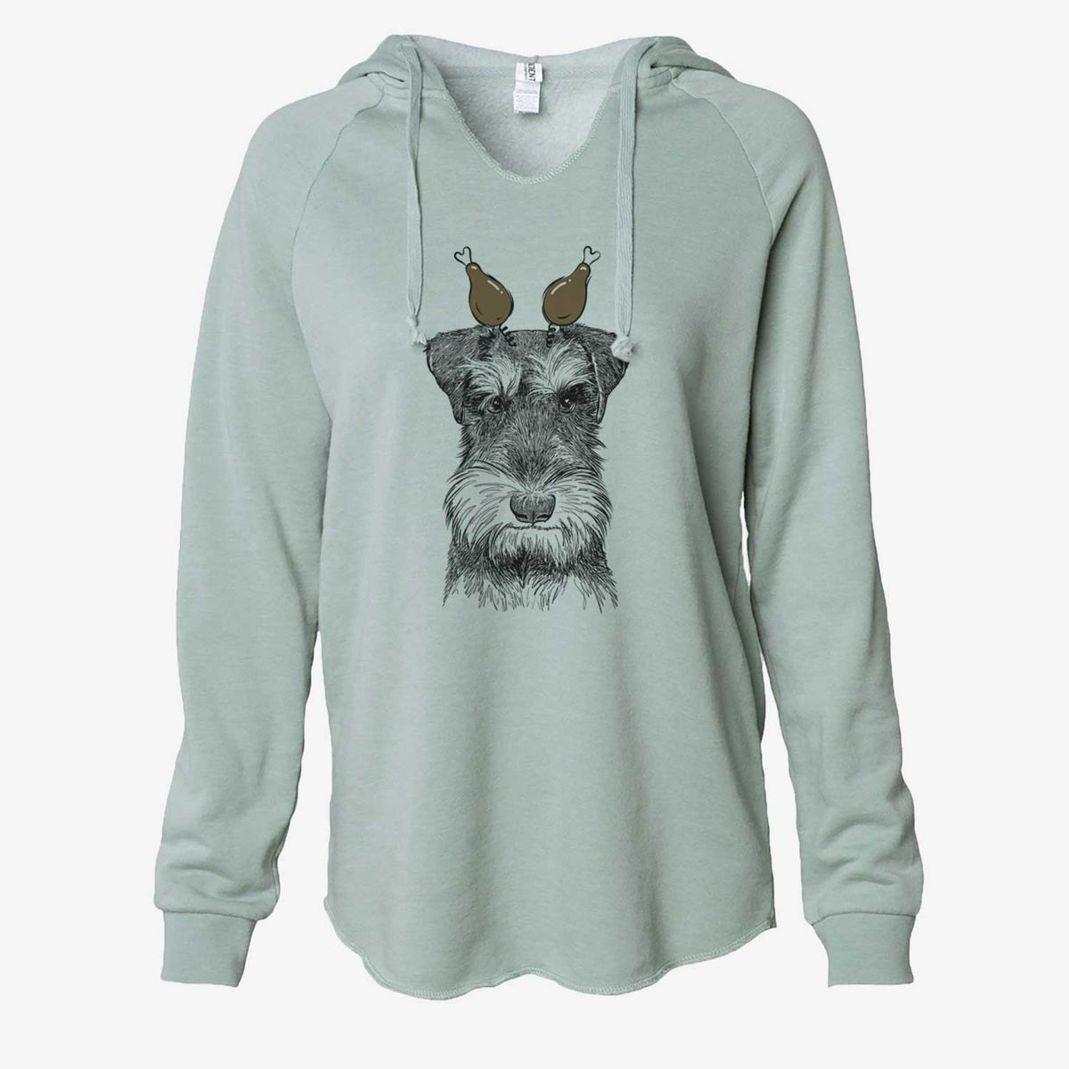 Thanksgiving Murphy the Mini Schnauzer - Cali Wave Hooded Sweatshirt