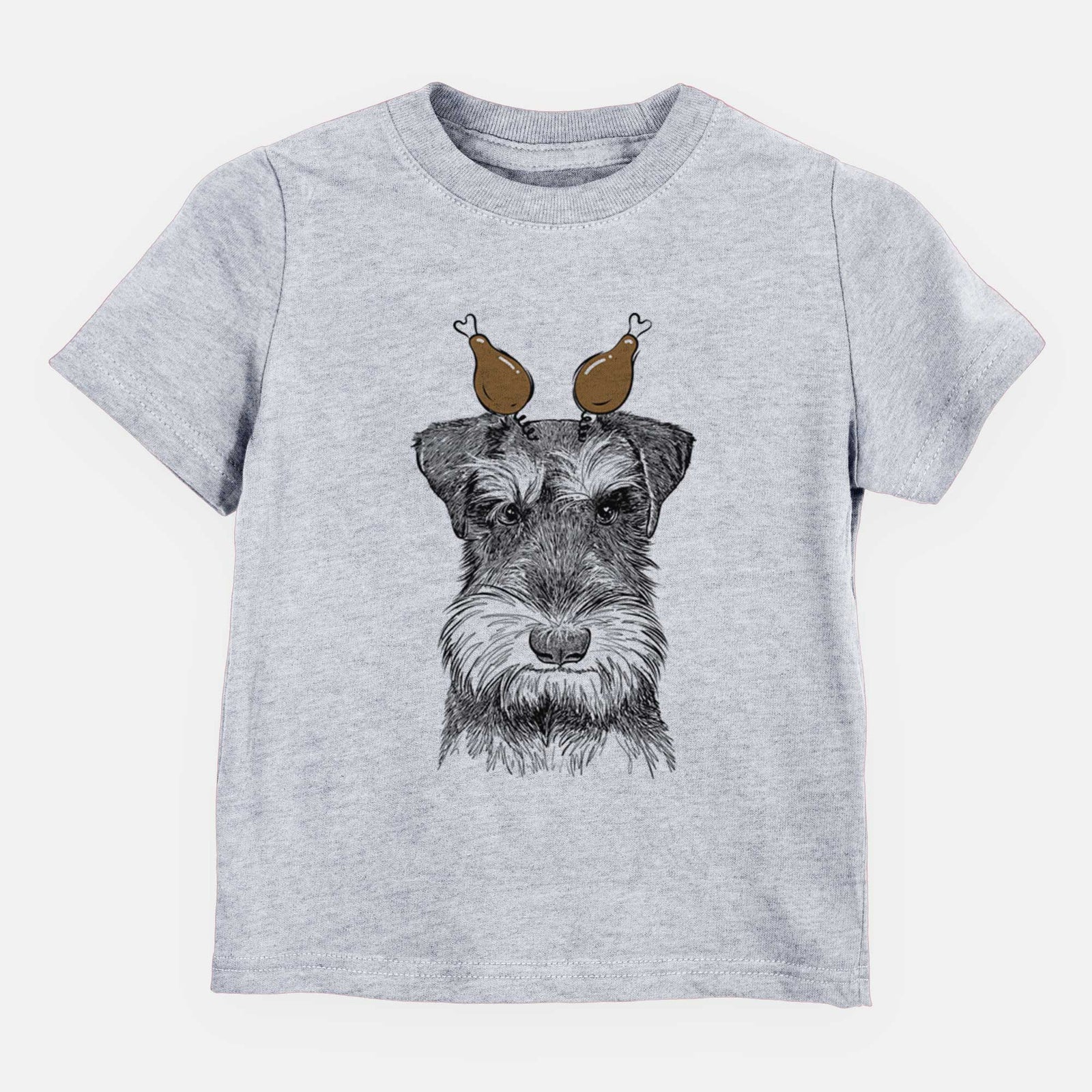 Thanksgiving Murphy the Mini Schnauzer - Kids/Youth/Toddler Shirt