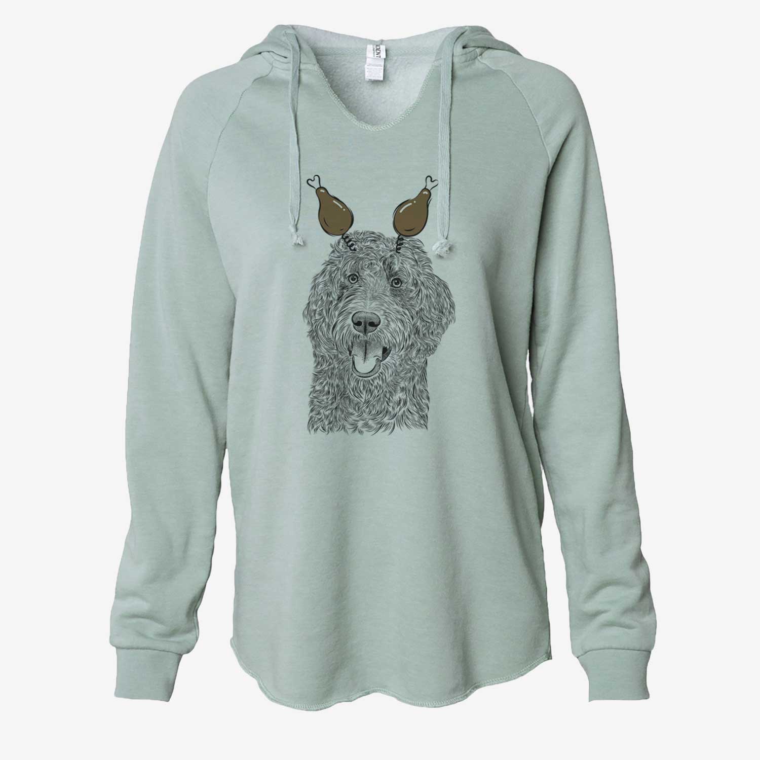 Thanksgiving Murr Dog the Labradoodle - Cali Wave Hooded Sweatshirt