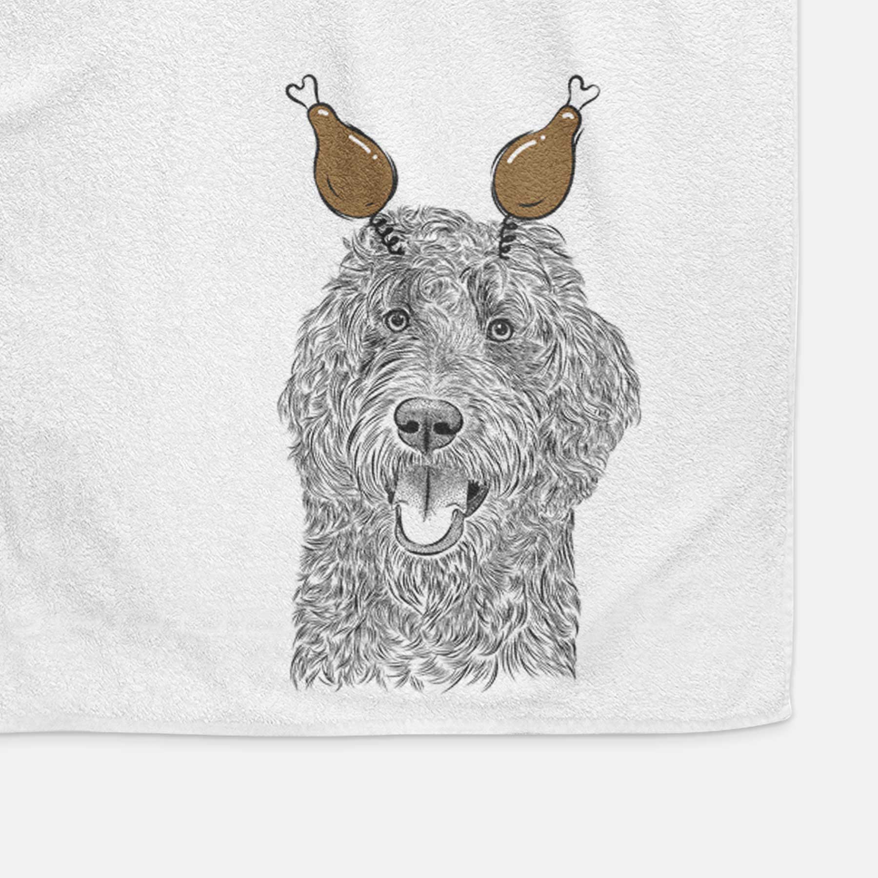 Murr Dog the Labradoodle Decorative Hand Towel