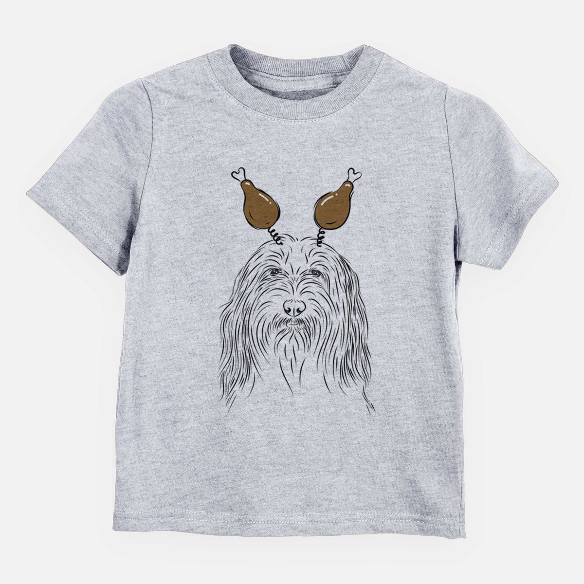 Thanksgiving Murray the Bearded Collie - Kids/Youth/Toddler Shirt